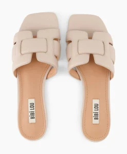 Sandalen^Bibi Lou Sandaal Zonder Hak Leather Blauw