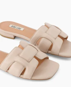 Sandalen^Bibi Lou Sandaal Zonder Hak Leather Blauw