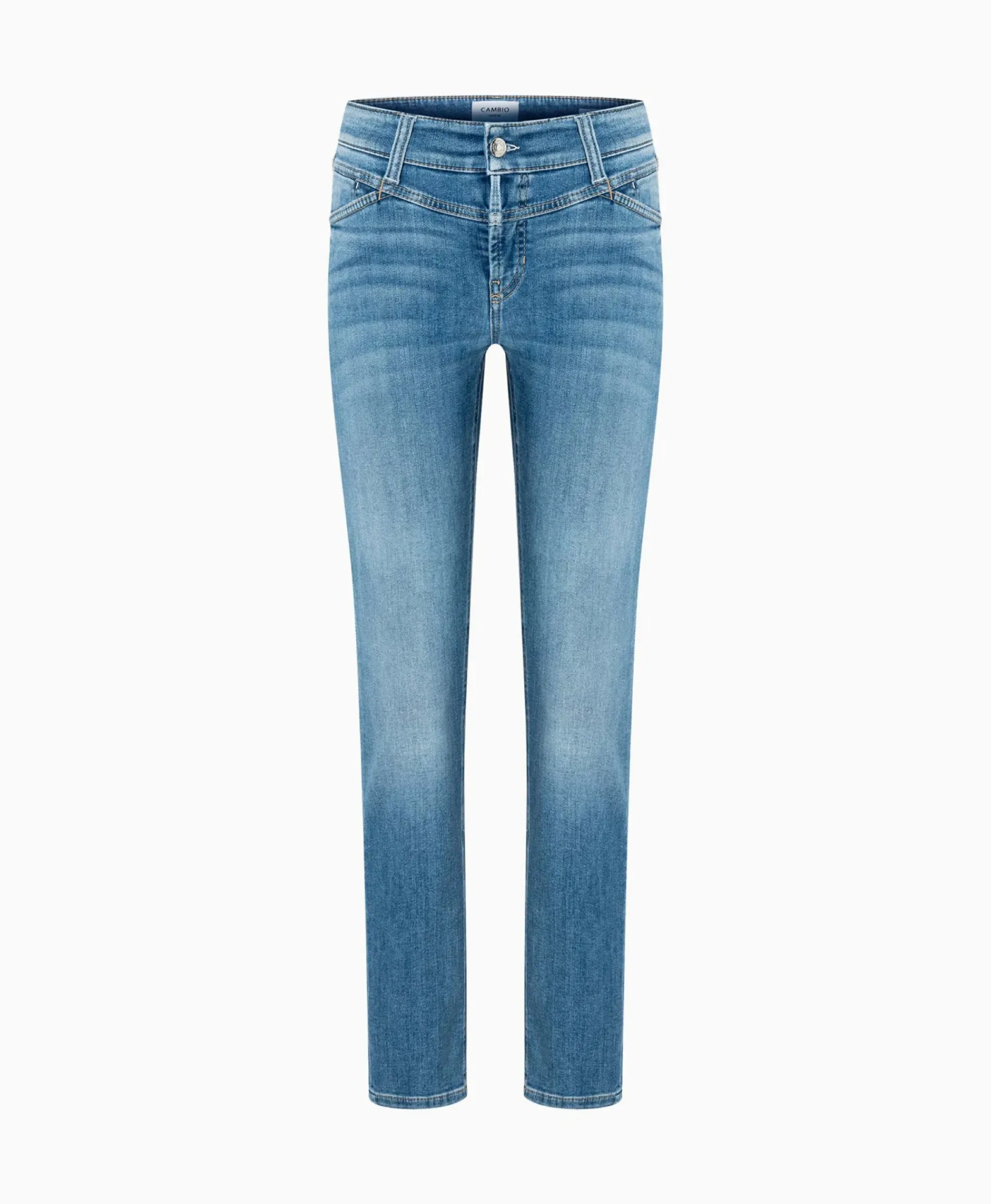 Broeken^Cambio Jeans Parla Shaping Highrise Superstretch Licht Blauw