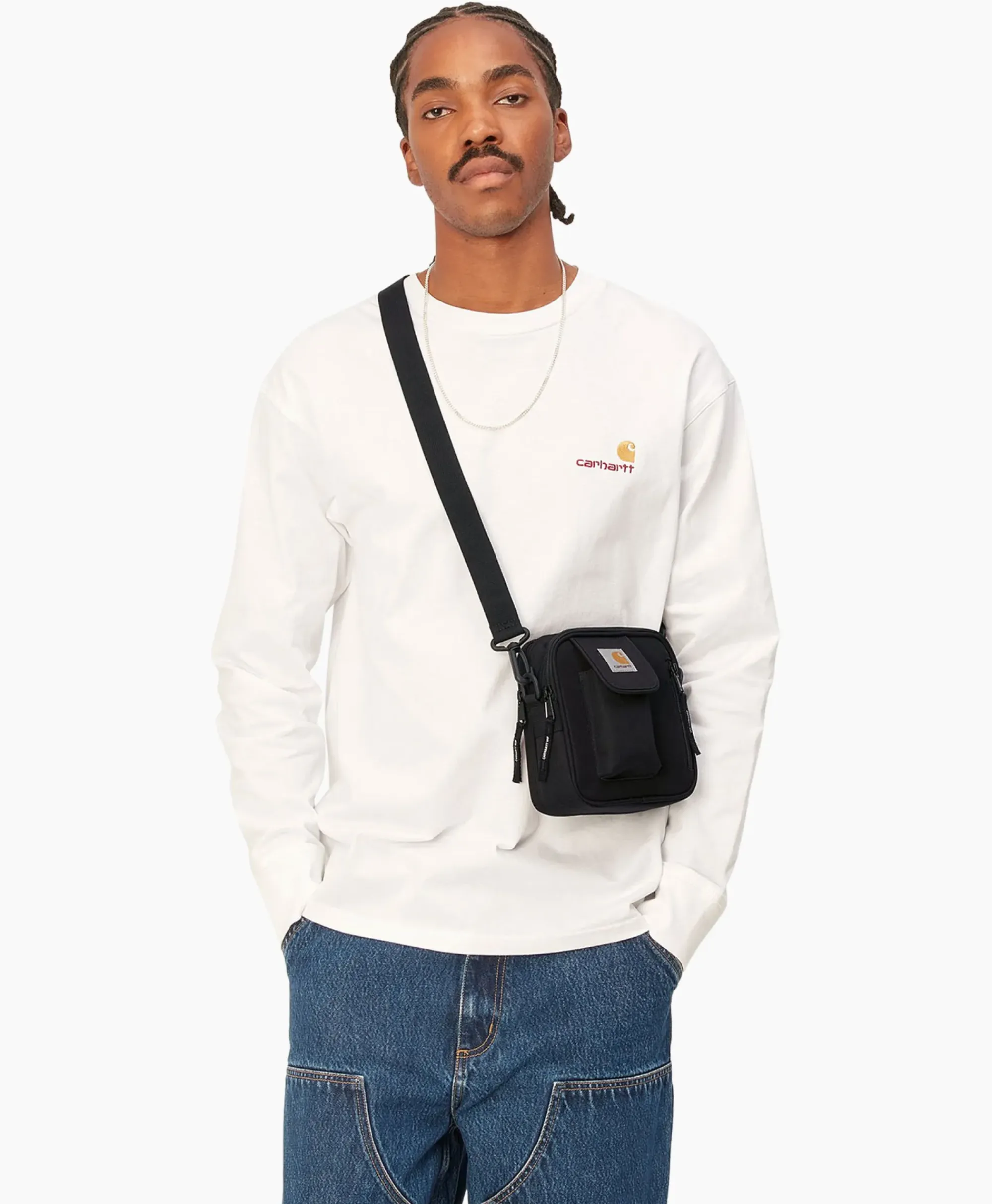 Tassen^Carhartt Wip Heuptas Essentials Small Zwart