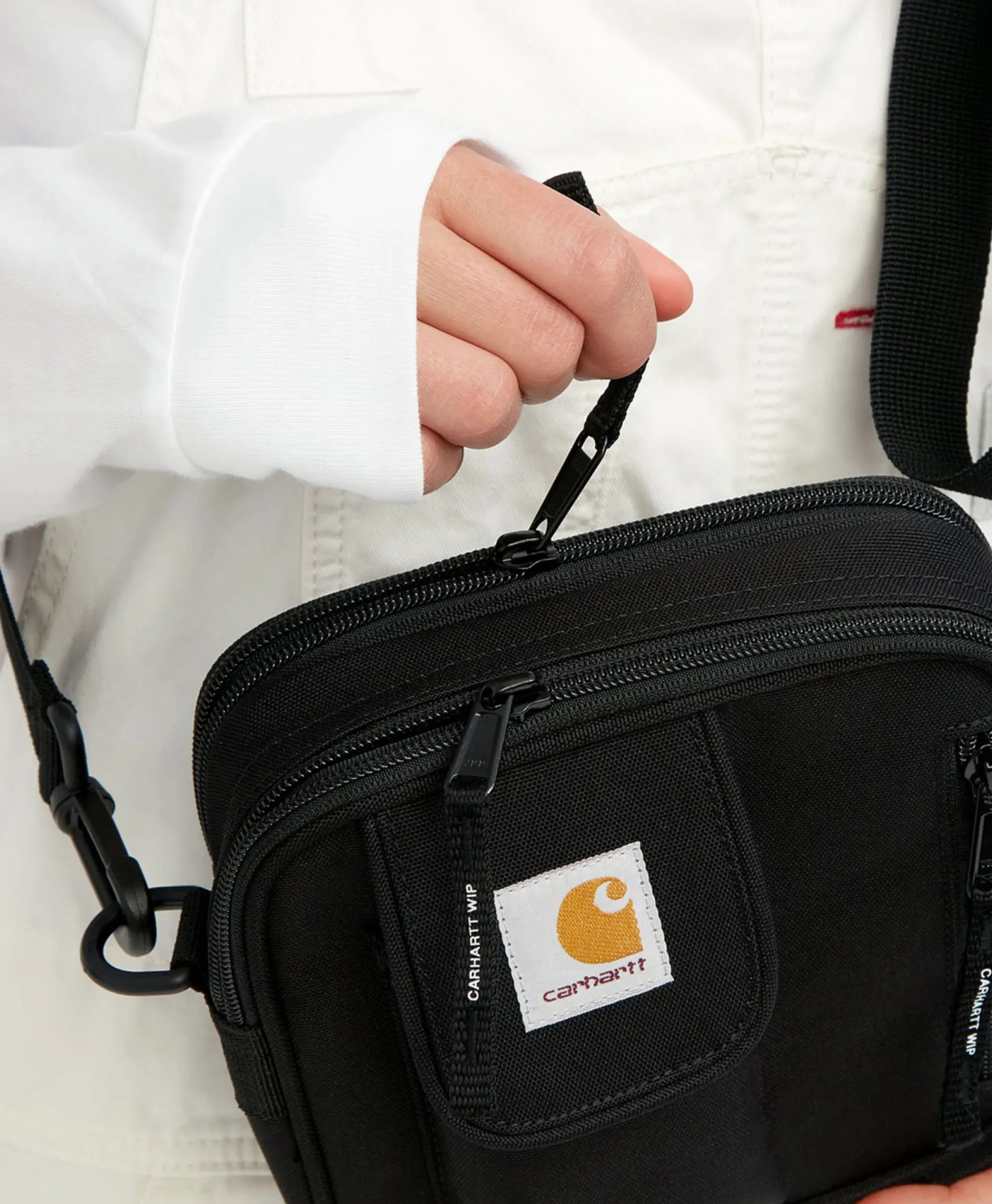 Tassen^Carhartt Wip Heuptas Essentials Small Zwart