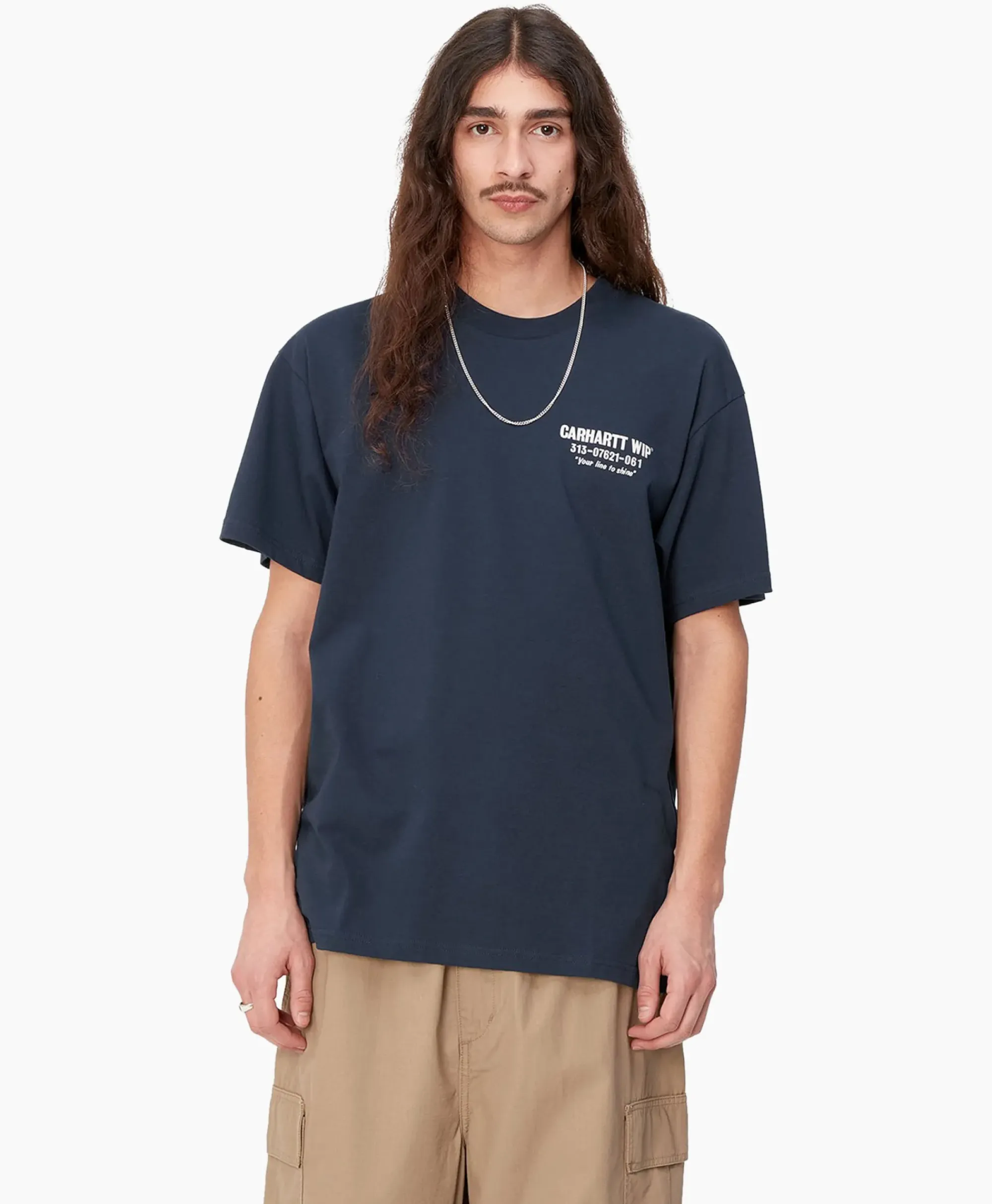 T-Shirts^Carhartt Wip T-Shirt Korte Mouw S/S Less Troubles Blauw