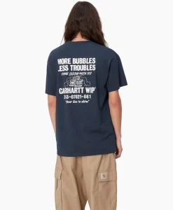 T-Shirts^Carhartt Wip T-Shirt Korte Mouw S/S Less Troubles Blauw