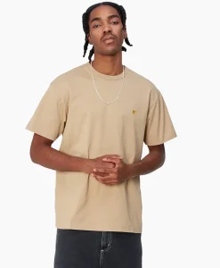 T-Shirts^Carhartt Wip T-Shirt Korte Mouw S/S Chase Beige
