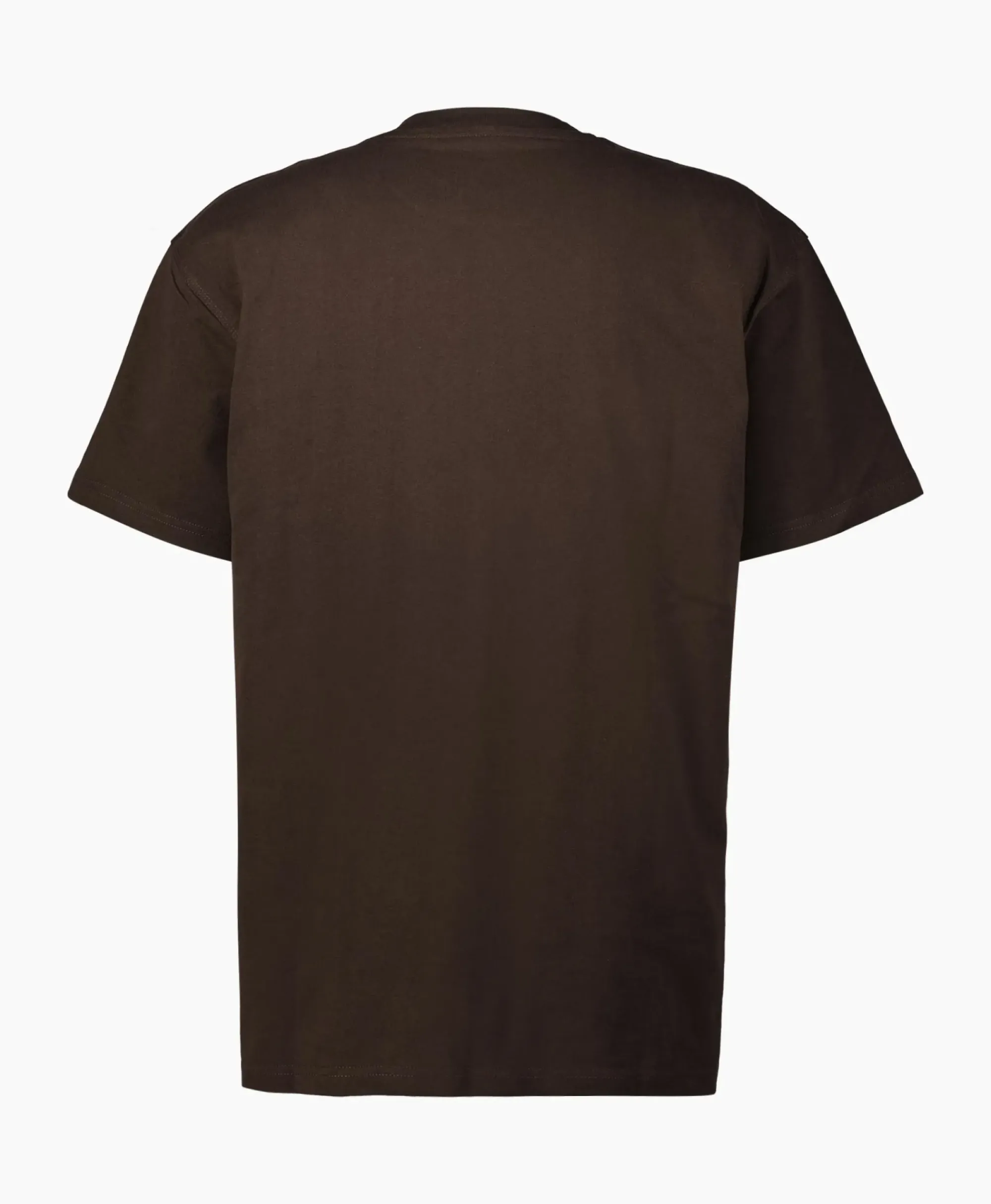 T-Shirts^Carhartt Wip T-Shirt S/S American Script Organic Cotton Donker Bruin