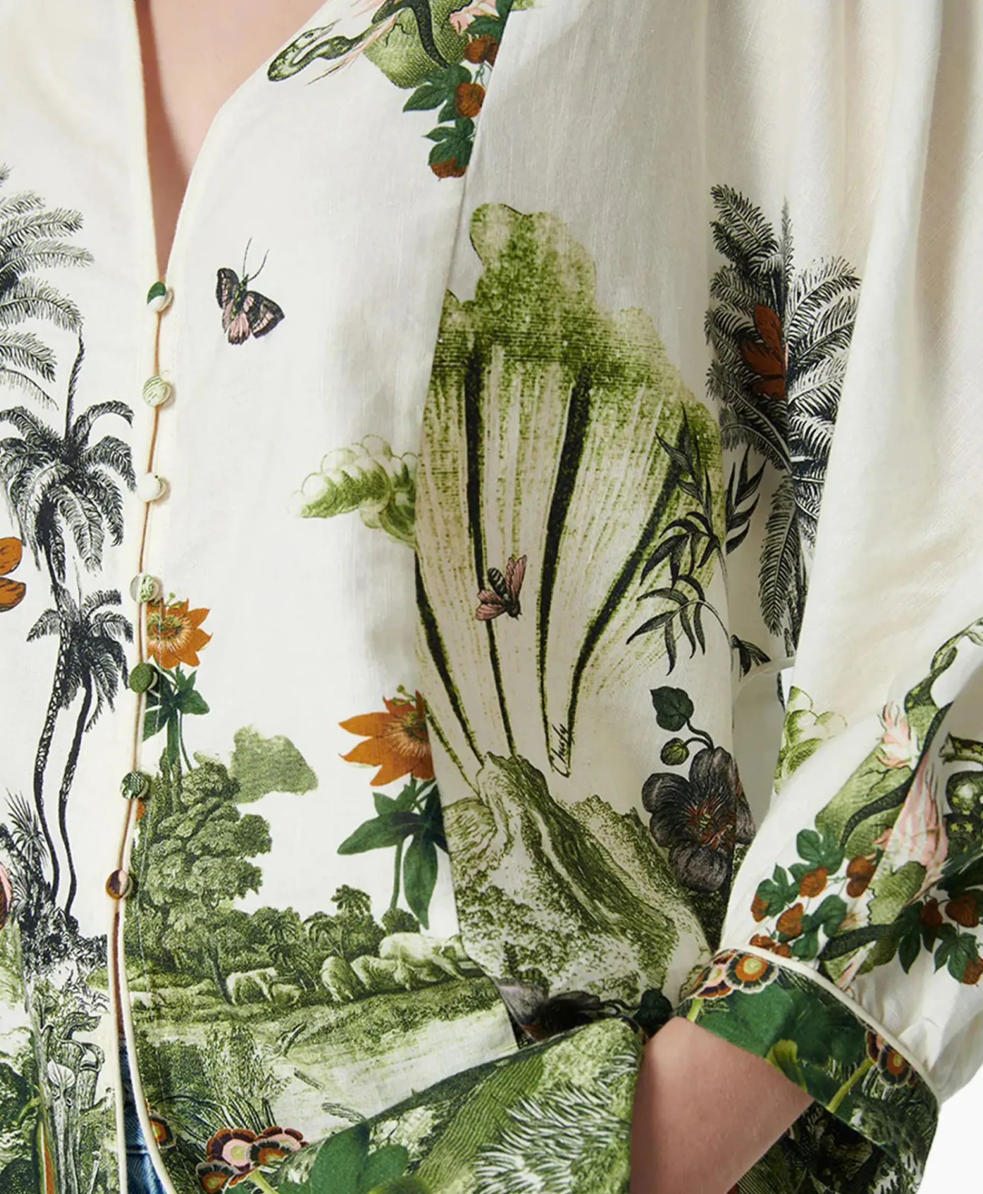 Blouses^Chufy Blouse Calipso Groen