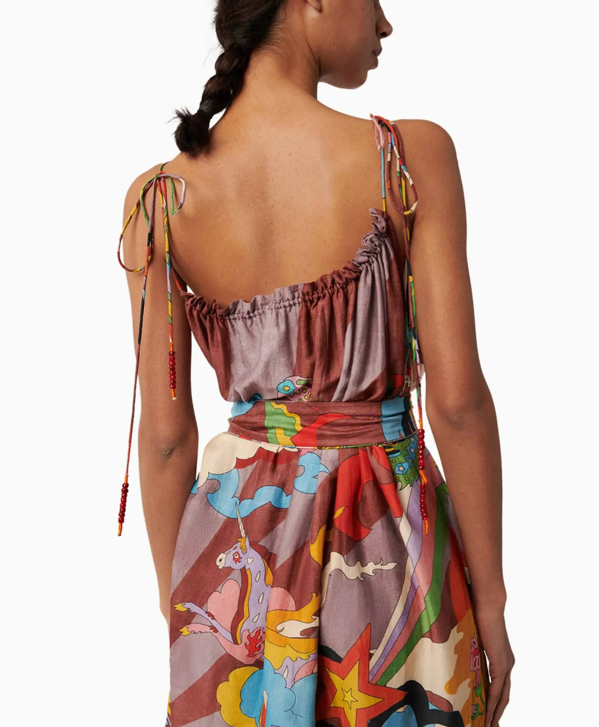 Bruiloftskleding^Chufy Maxi Jurk Rain Bordeaux