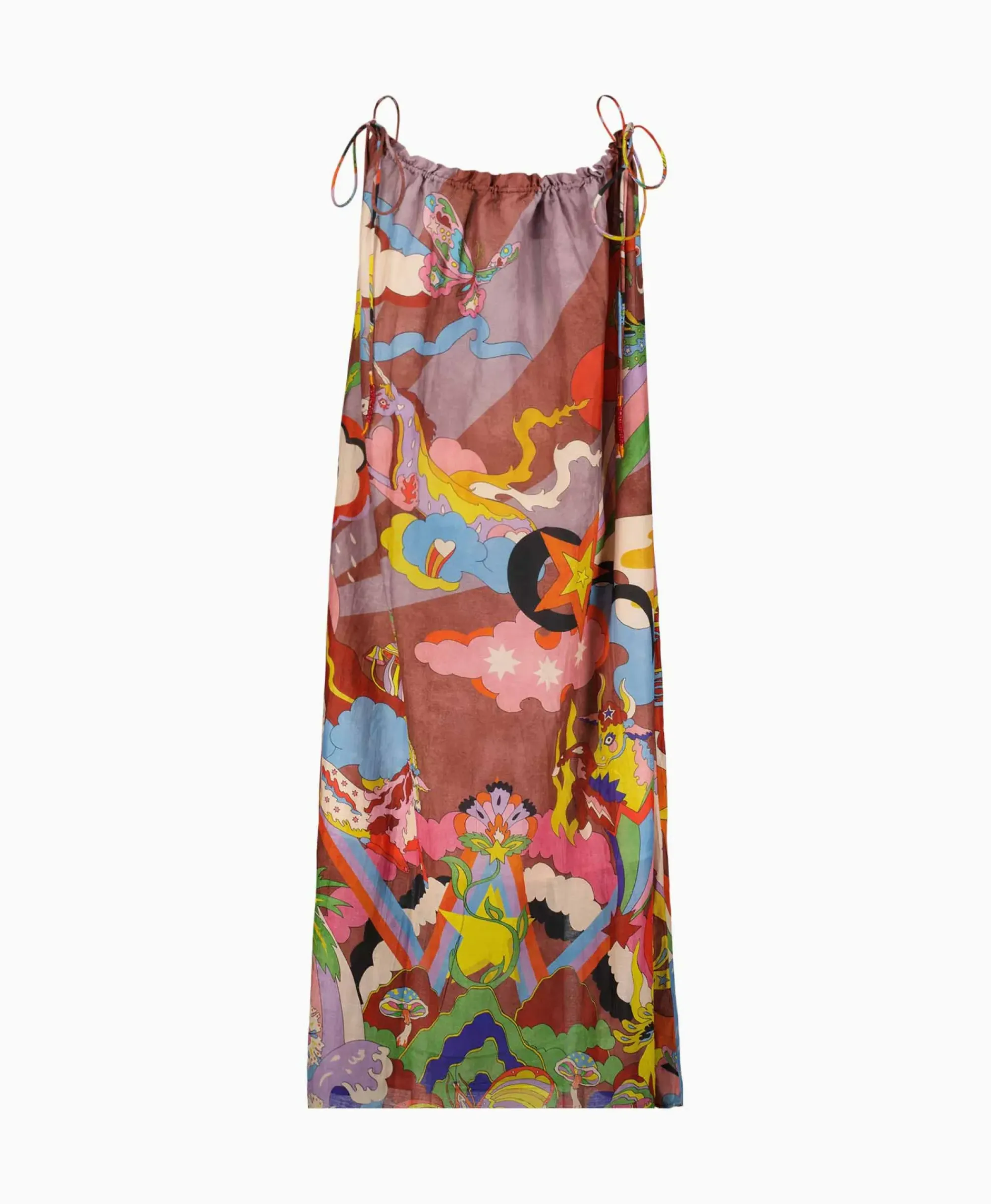 Bruiloftskleding^Chufy Maxi Jurk Rain Bordeaux