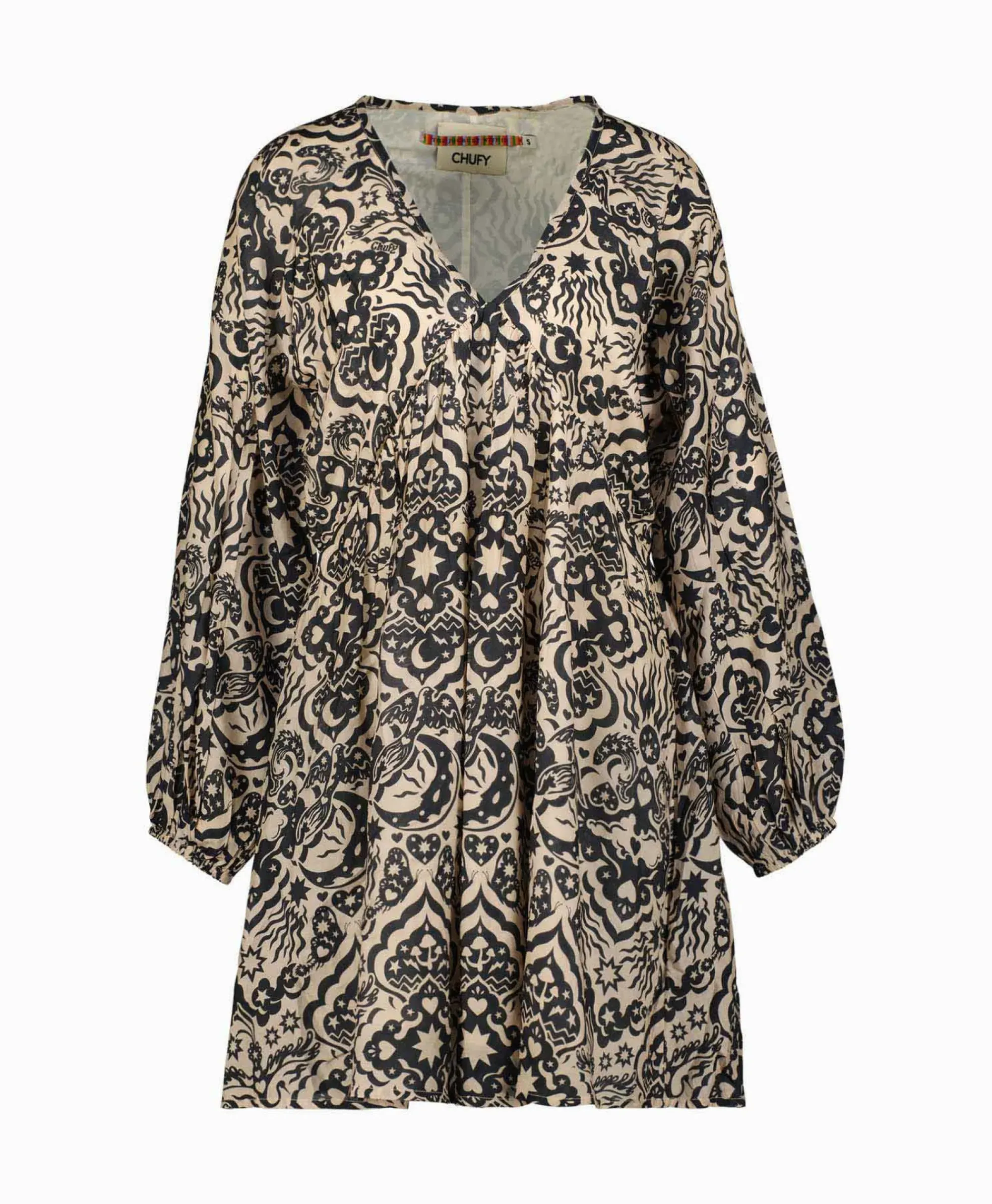 Bruiloftskleding^Chufy Mini Jurk Gypsy Zwart