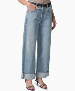 Broeken^Citizens Of Humanity Jeans Ayla Baggy Blauw
