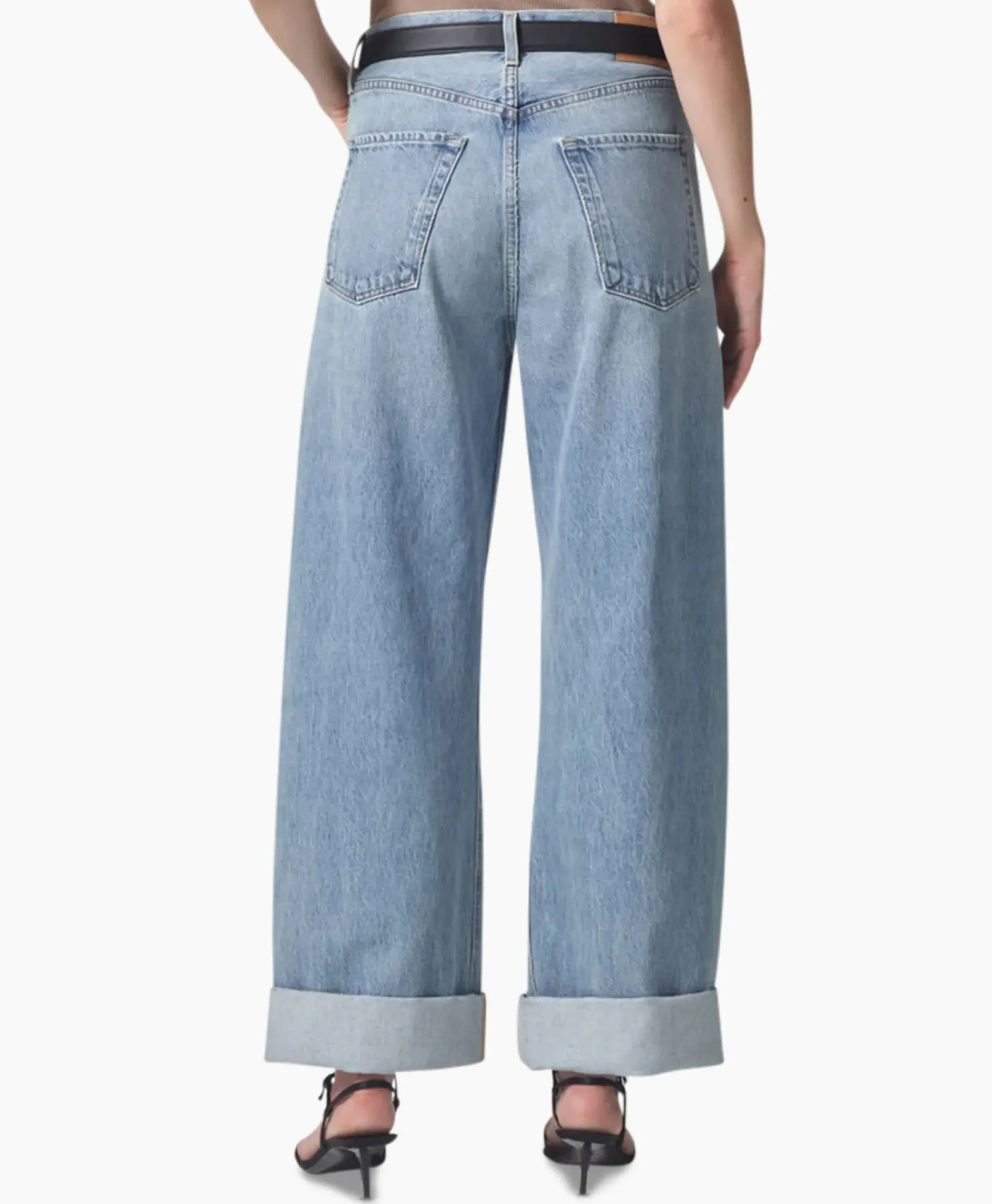Broeken^Citizens Of Humanity Jeans Ayla Baggy Blauw