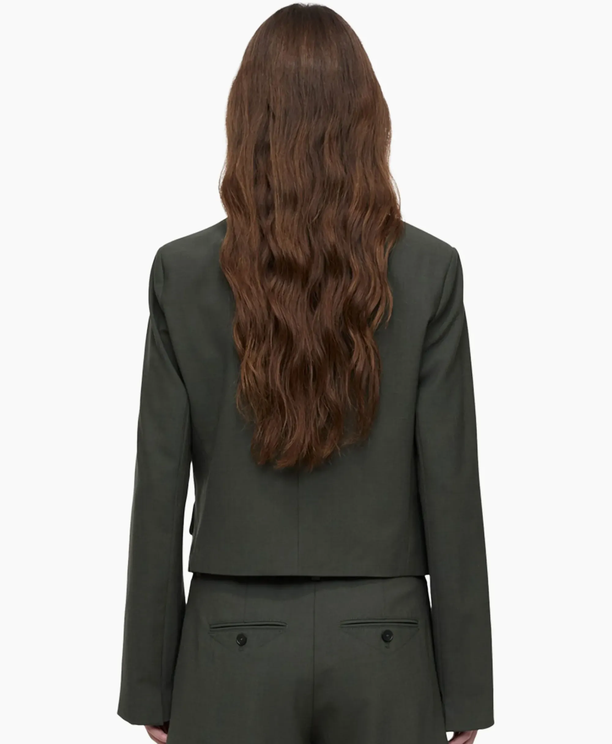 Blazers^Closed Blazer Fitted Groen