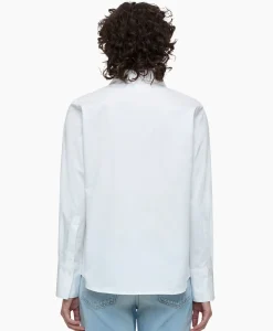 Blouses^Closed Blouse Open Neck Tunic Wit