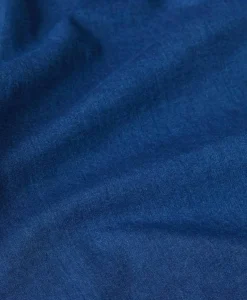 Blouses^Closed Blouse Voluminous Sleeve Donker Blauw