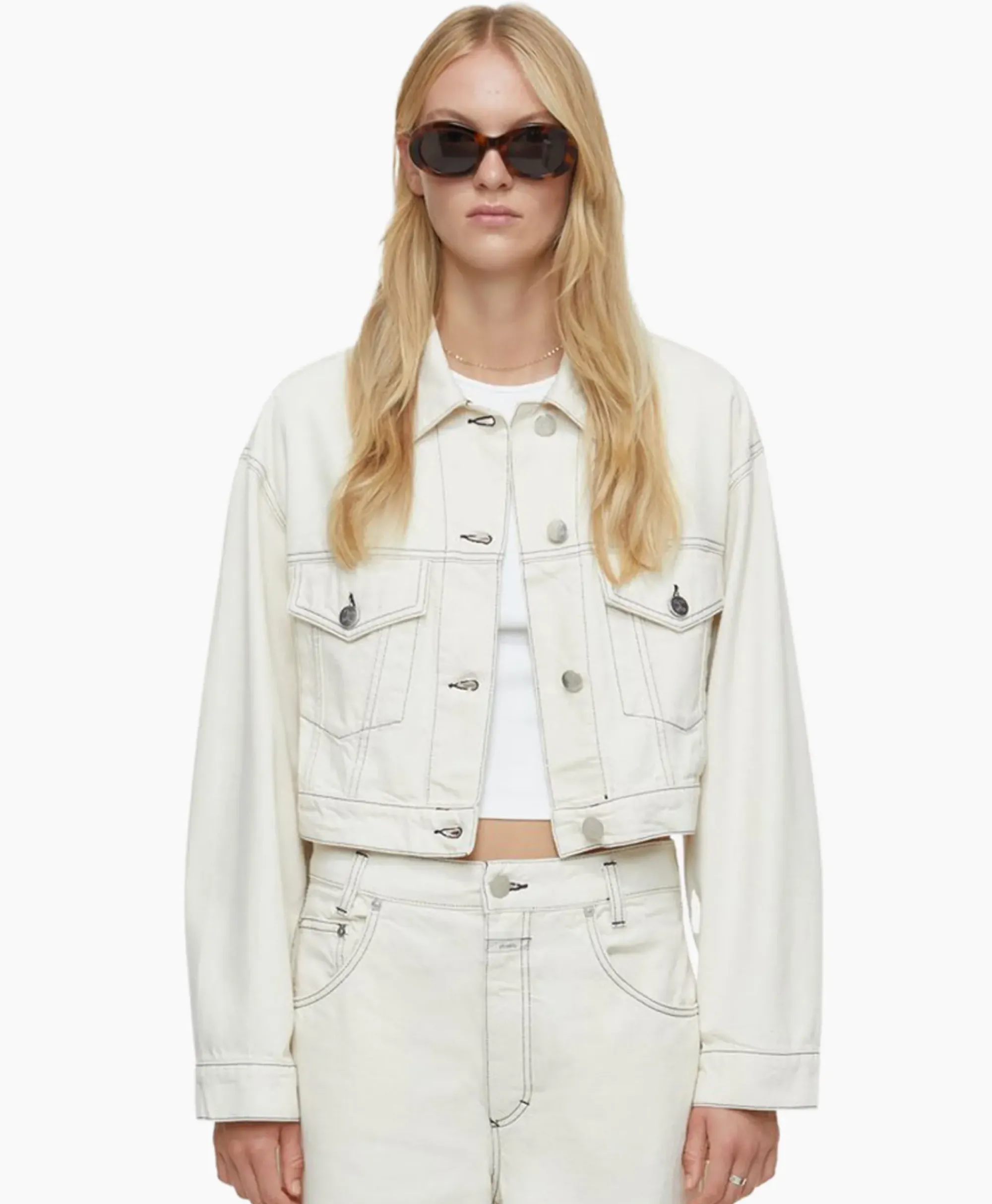 Jassen^Closed Jack Boxy Denim Off White