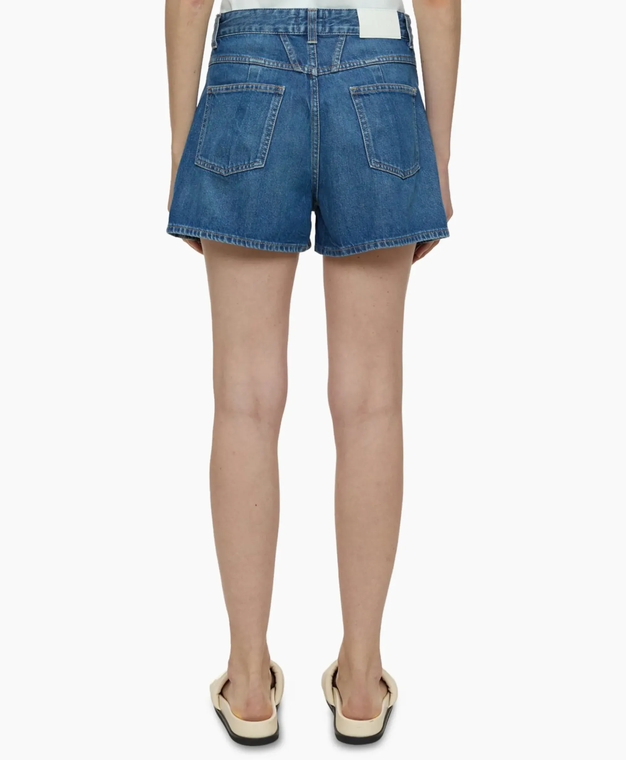 Broeken^Closed Korte Broek Jocy X Midden Blauw