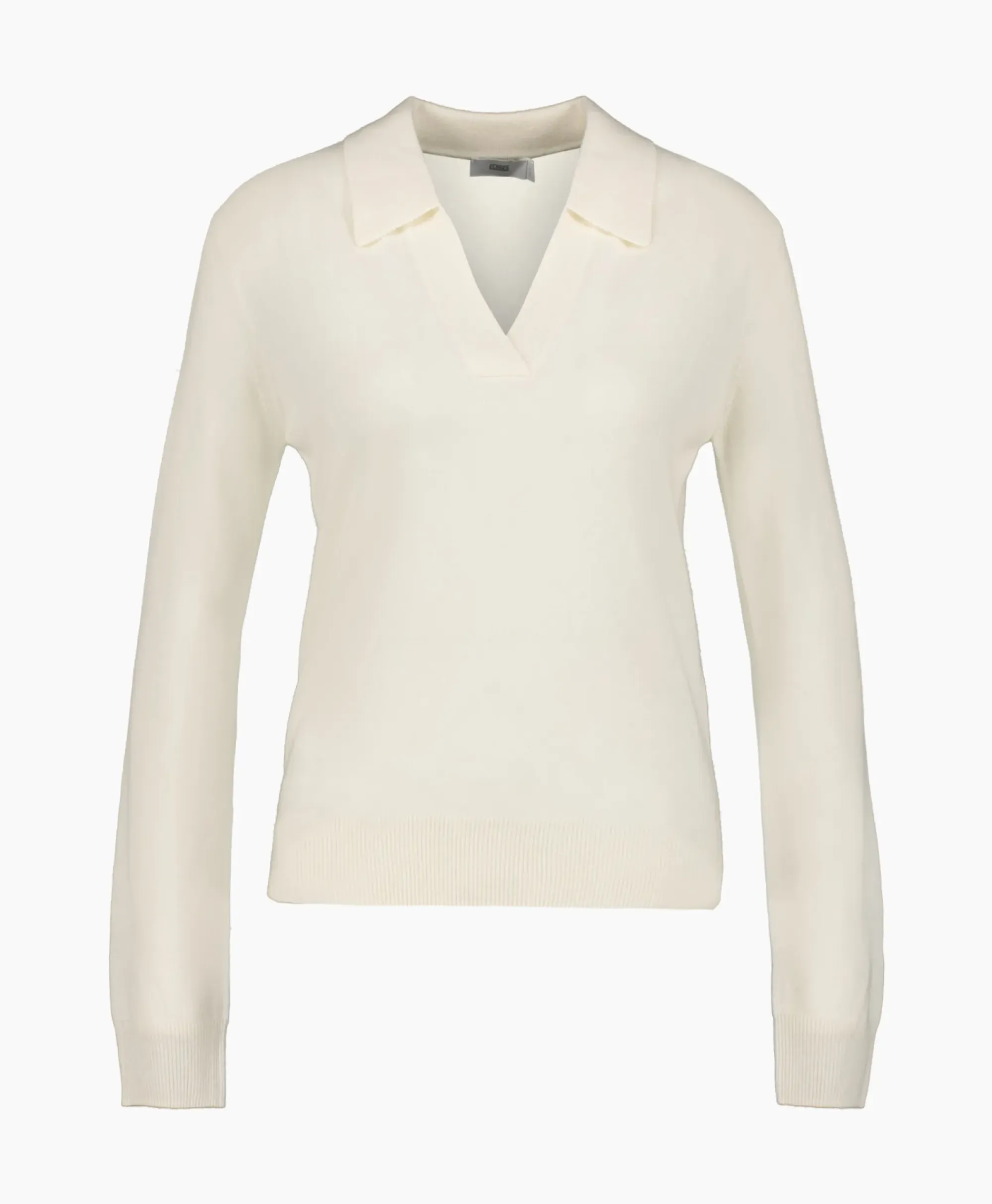 Truien^Closed Pullover Polo Longsleeve Off White