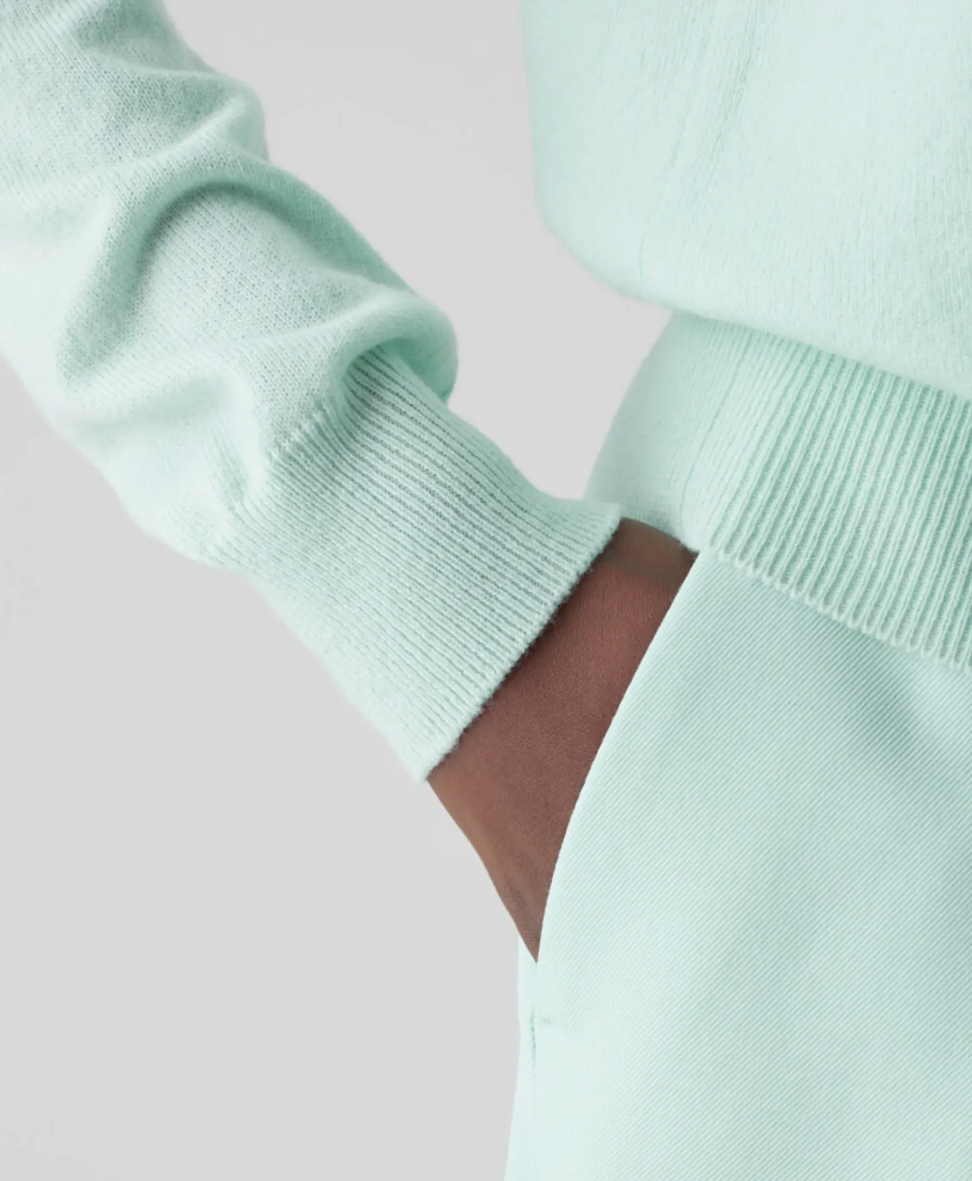 Truien^Closed Pullover Polo Longsleeve Groen
