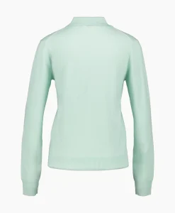 Truien^Closed Pullover Polo Longsleeve Groen