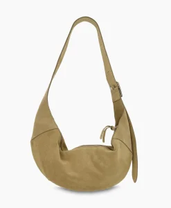 Tassen^Closed Schouder / Hand Tas Half Moon M Beige