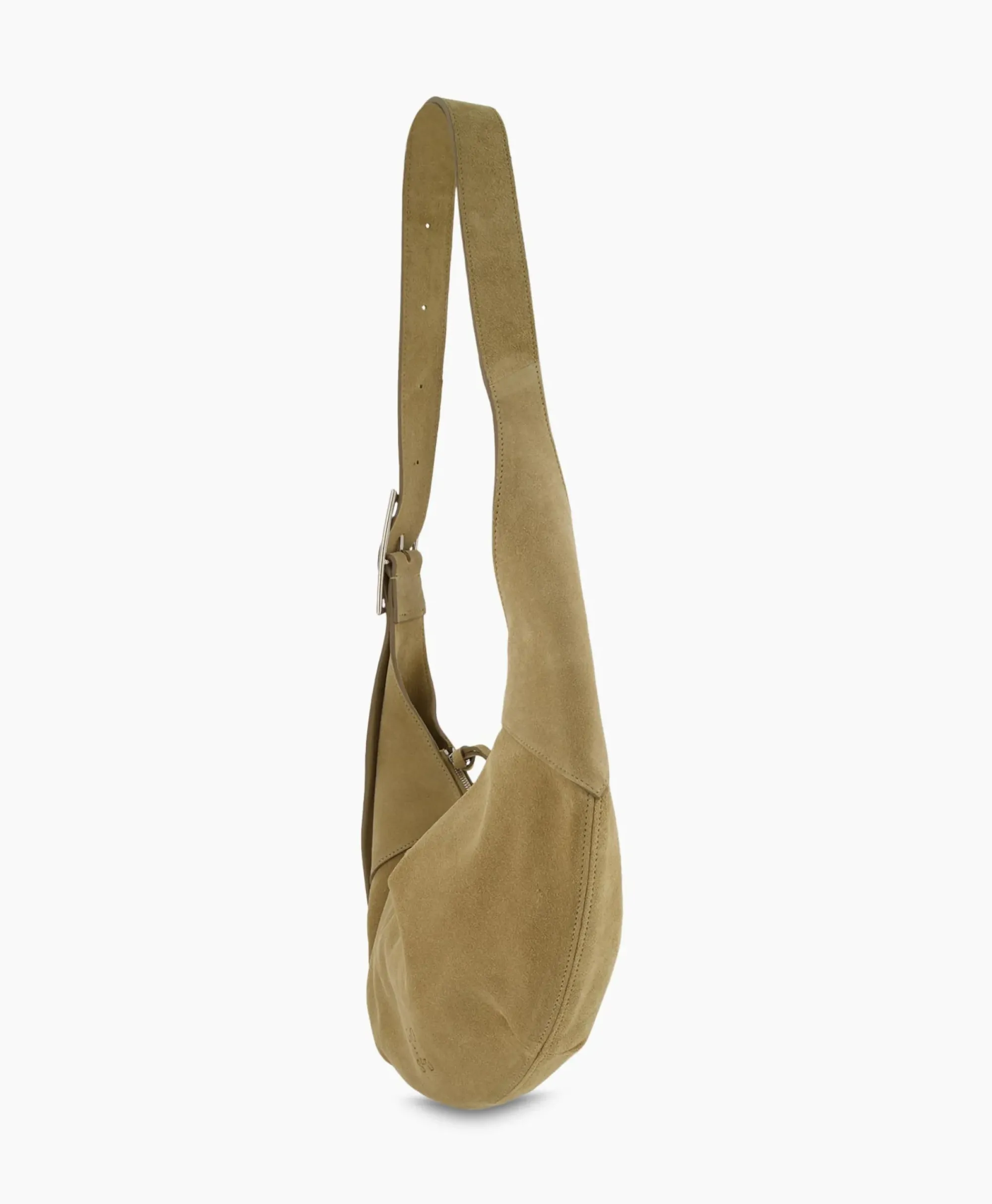 Tassen^Closed Schouder / Hand Tas Half Moon M Beige