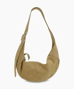 Tassen^Closed Schouder / Hand Tas Half Moon M Beige