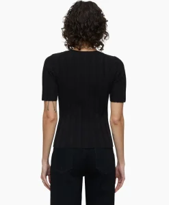 T-Shirts & Tops^Closed Top Crew Neck Short Sleeve Zwart