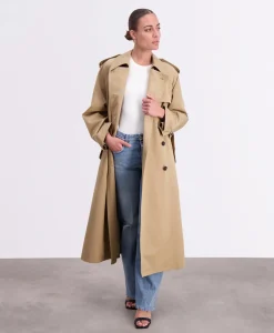 Jassen^Closed Trenchcoat Trench Coat Bruin