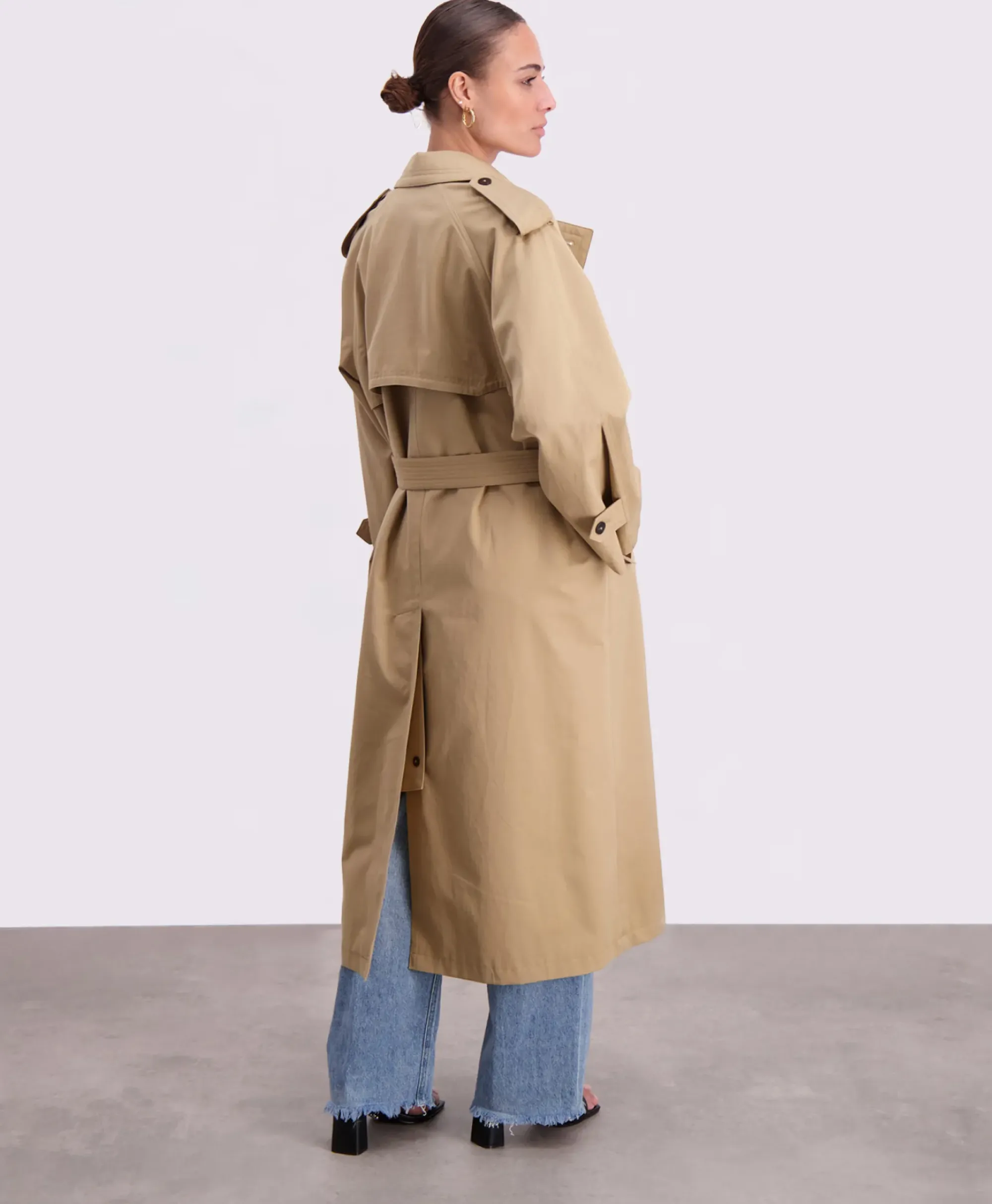 Jassen^Closed Trenchcoat Trench Coat Bruin