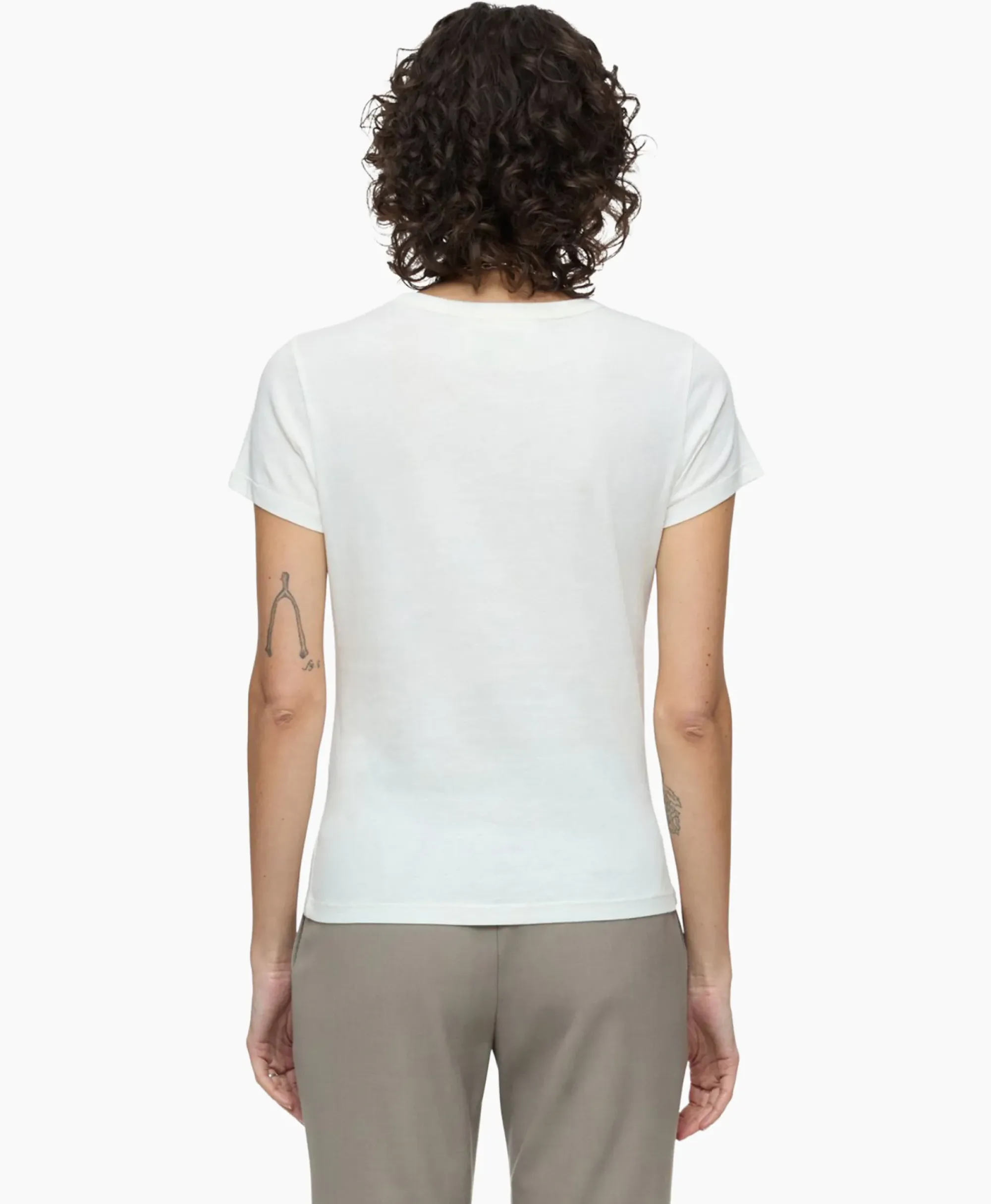 T-Shirts & Tops^Closed T-Shirt Korte Mouw Crew Neck Short Sleeve Ecru