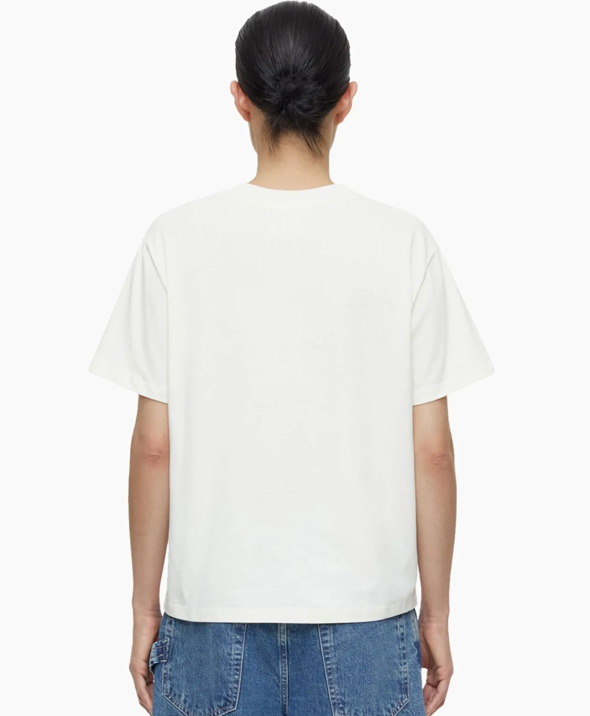 T-Shirts & Tops^Closed T-Shirt Korte Mouw Printed Ecru