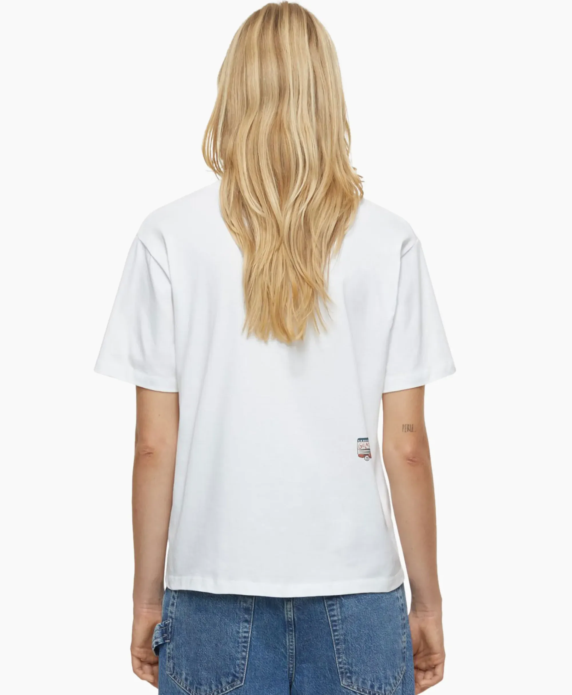 T-Shirts & Tops^Closed T-Shirt Korte Mouw Printed Wit