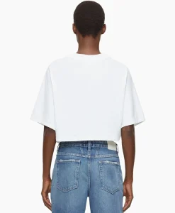 T-Shirts & Tops^Closed T-Shirt Korte Mouw Wrap Wit