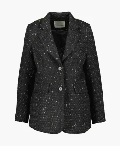 Blazers^Co'couture Co'Couture Blazer Mitzicc Boucle Zwart