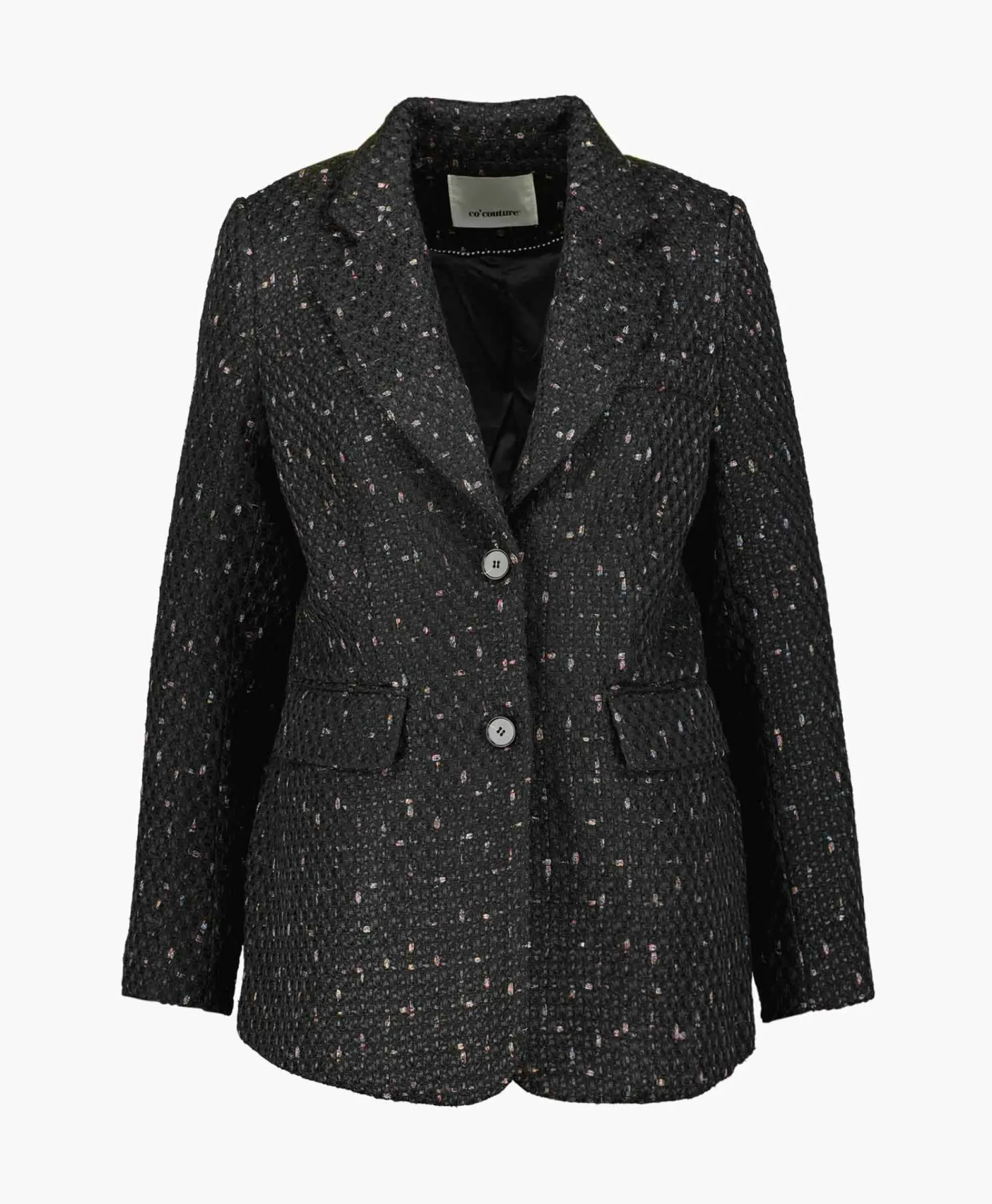 Blazers^Co'couture Co'Couture Blazer Mitzicc Boucle Zwart
