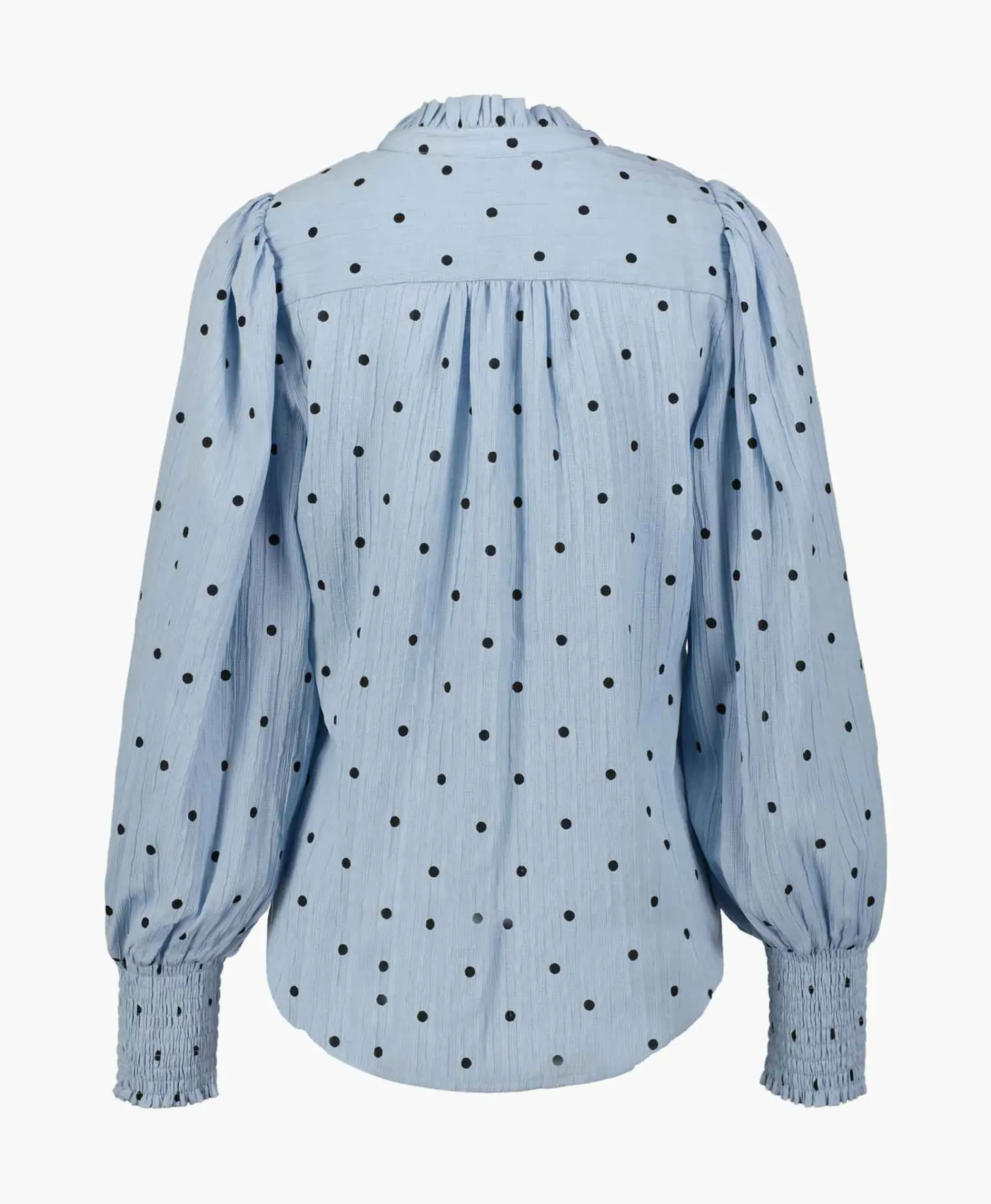 Blouses^Co'couture Co'Couture Blouse Dora Dot Blauw