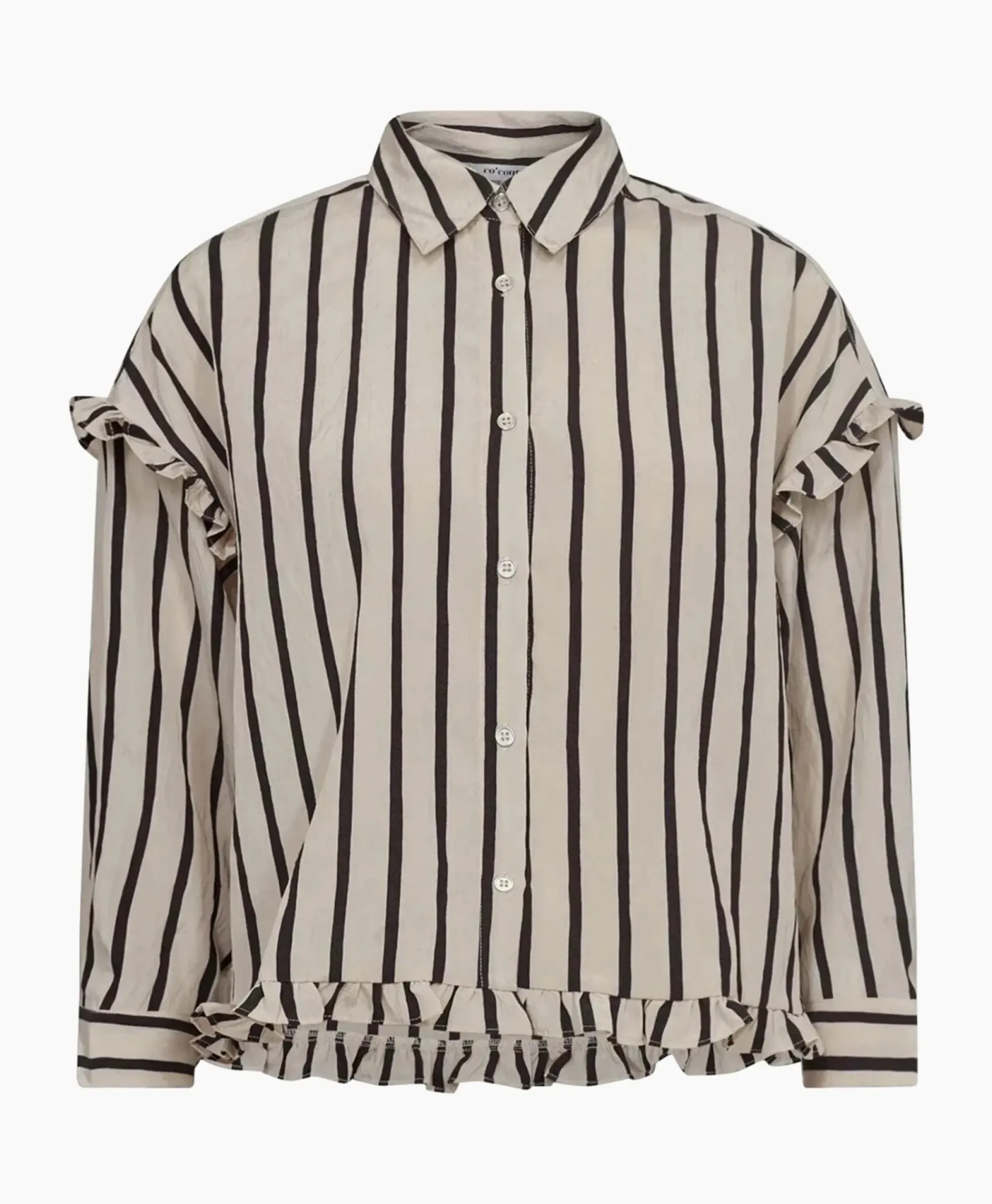 Blouses^Co'couture Co'Couture Blouse Sadie Frill Zwart