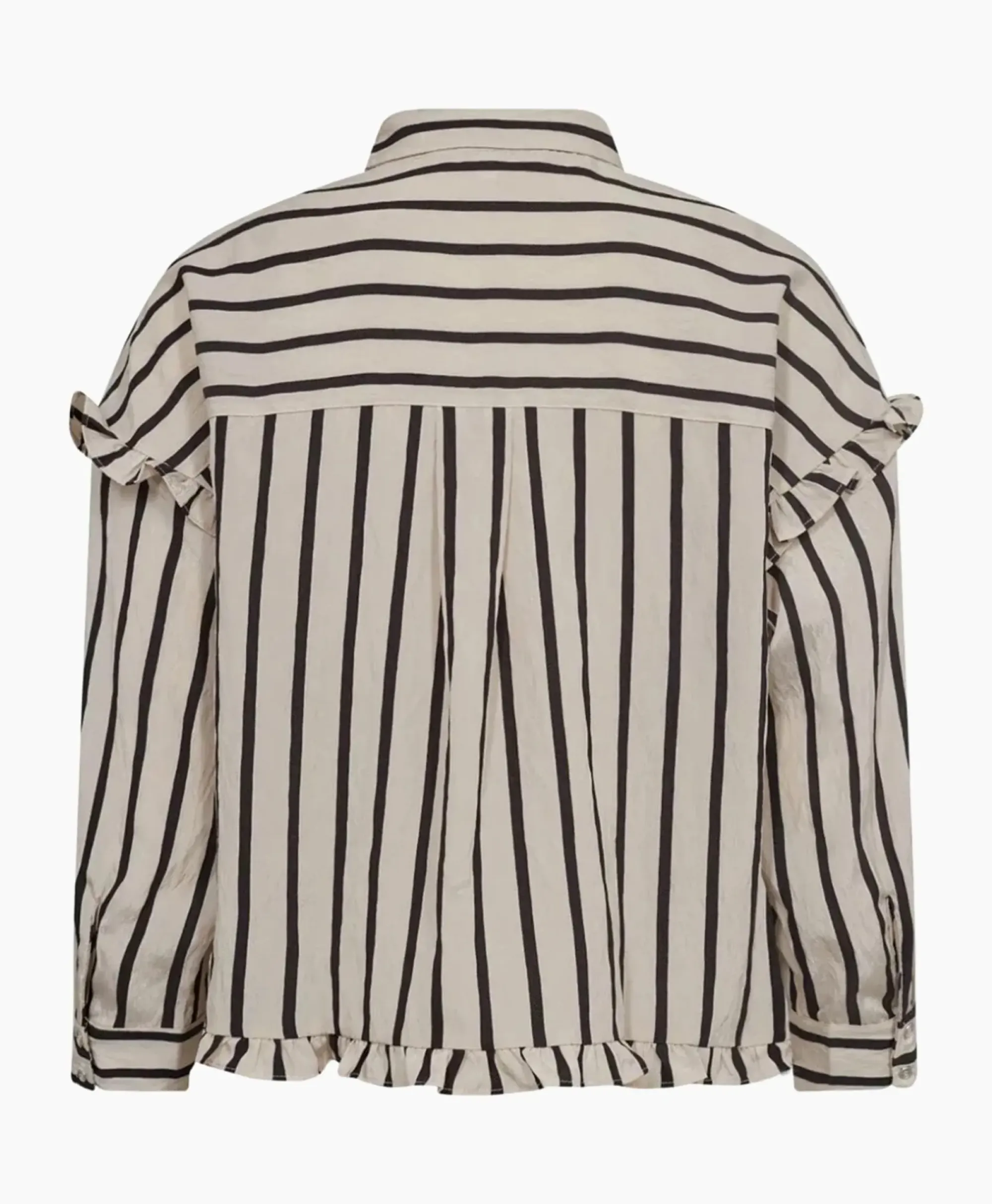Blouses^Co'couture Co'Couture Blouse Sadie Frill Zwart