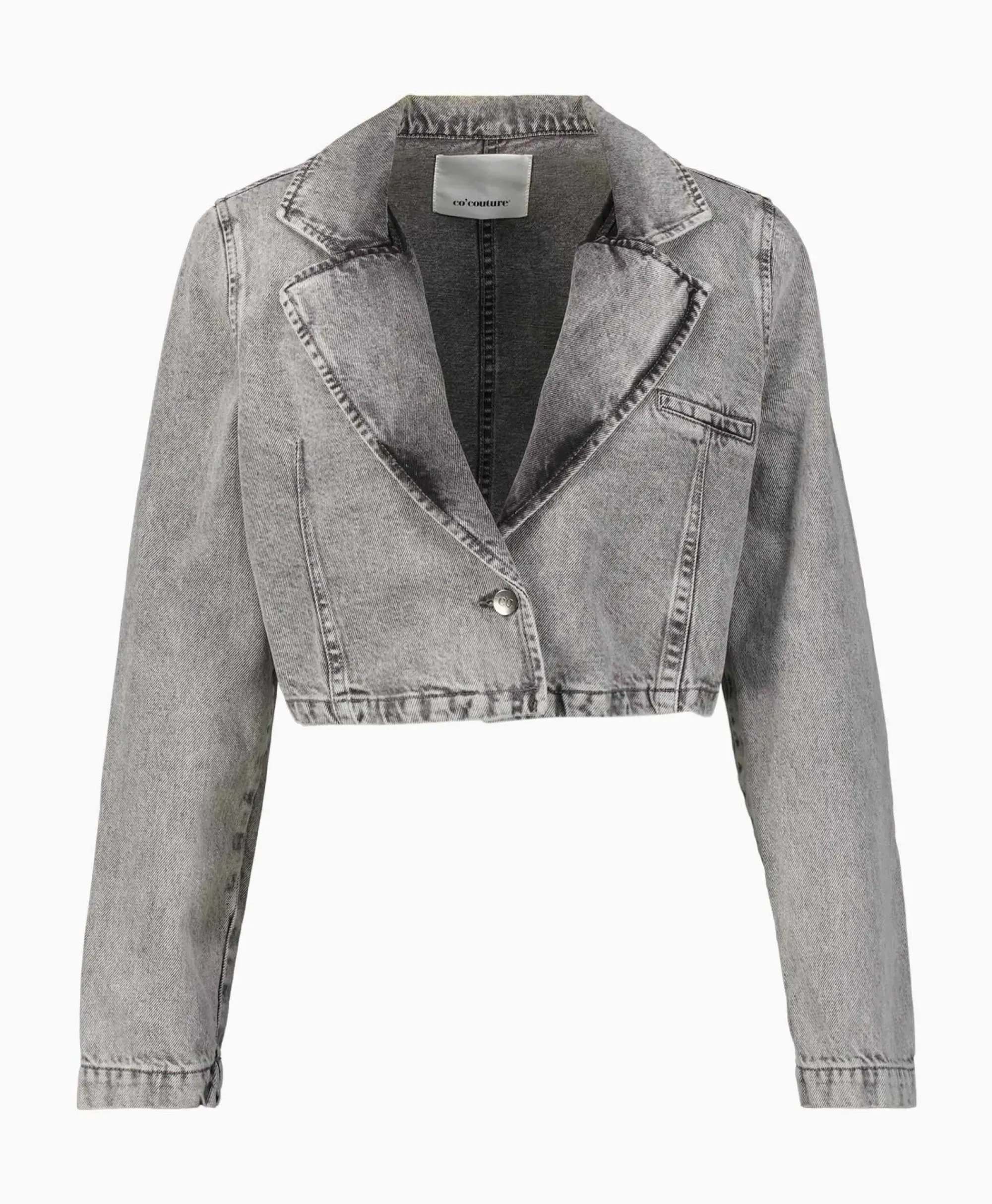 Jassen^Co'couture Co'Couture Jack Vika Crop Grijs