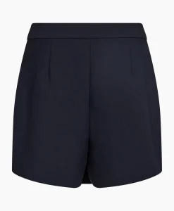 Rokken^Co'couture Co'Couture Minirok Vola Wrap Skort Donker Blauw