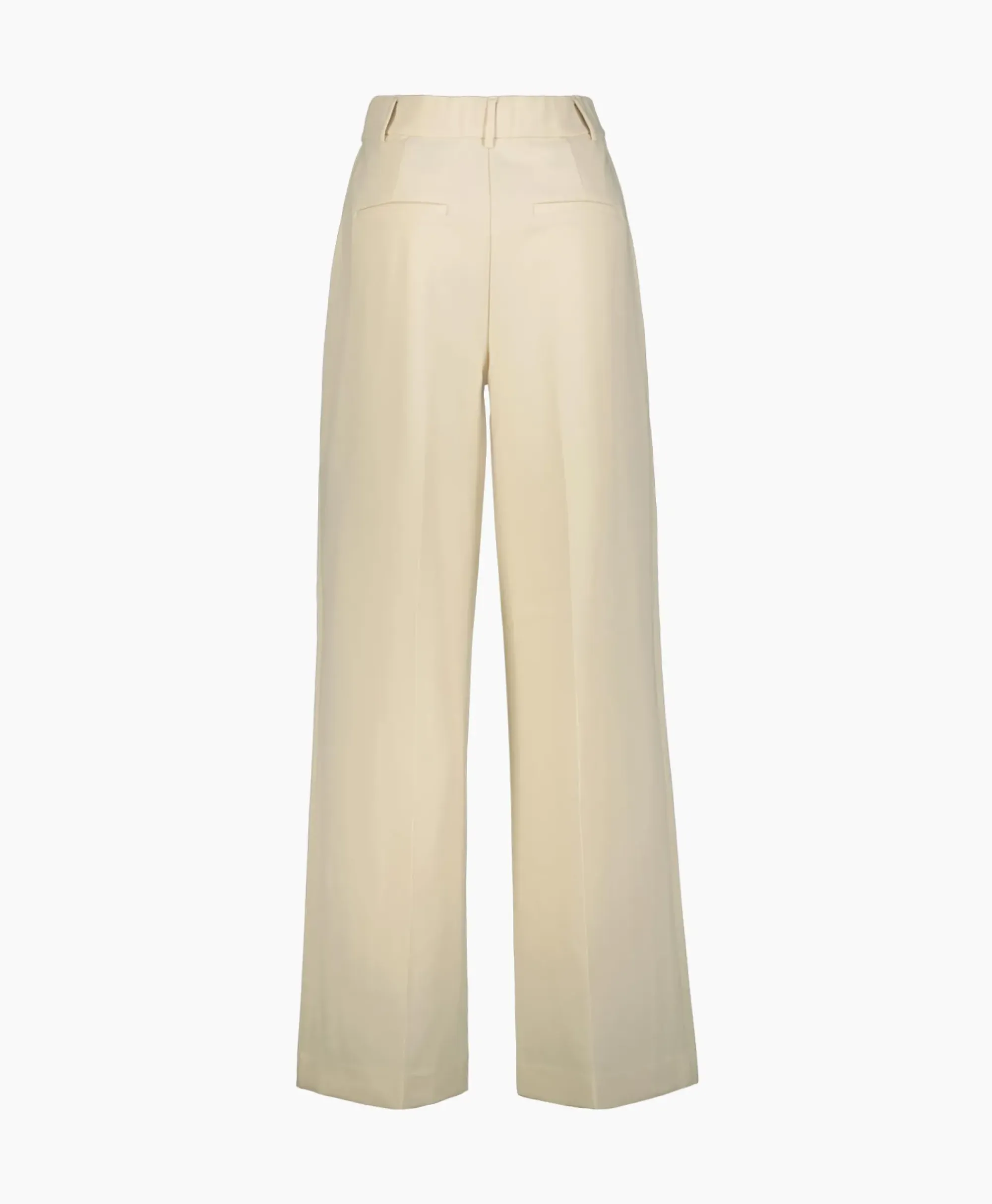 Broeken^Co'couture Co'Couture Pantalon Vola Long Pleat Beige