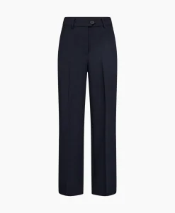 Broeken^Co'couture Co'Couture Pantalon Vola Wide Donker Blauw