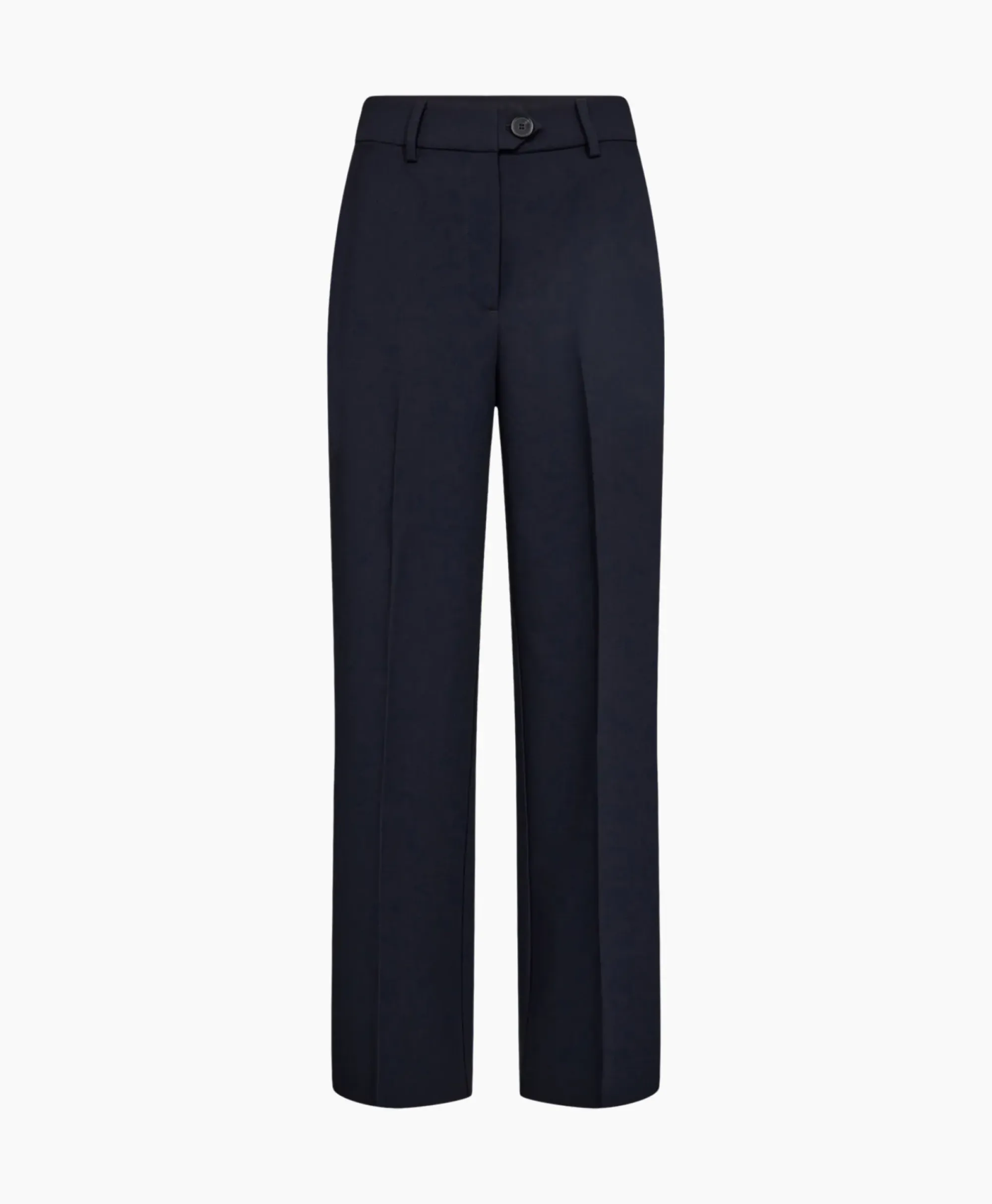Broeken^Co'couture Co'Couture Pantalon Vola Wide Donker Blauw