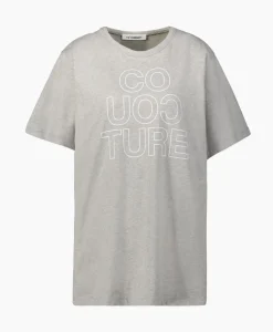 T-Shirts & Tops^Co'couture Co'Couture T-Shirt Korte Mouw Outline Oversize Grijs
