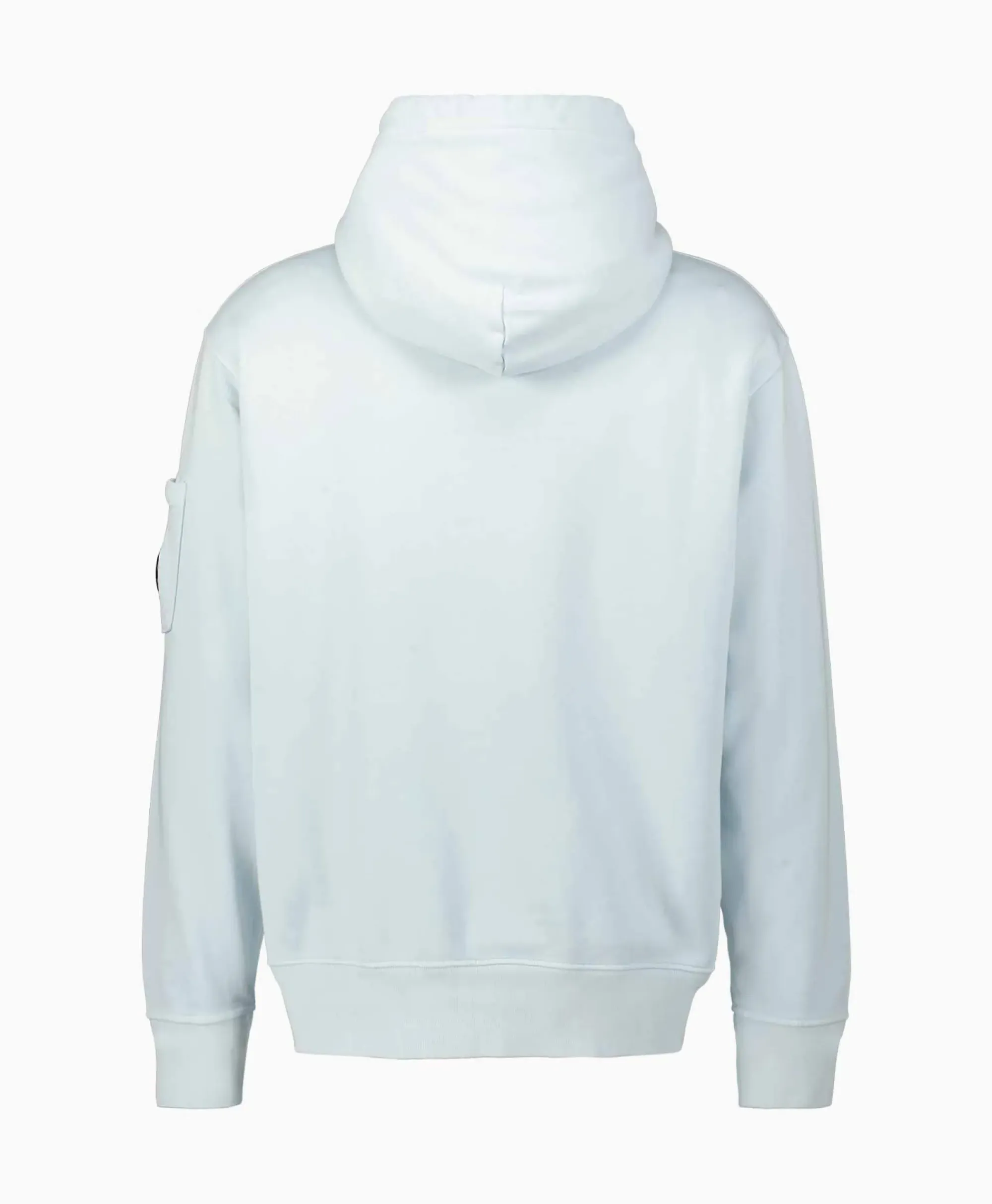 Truien^Cp Company Hoodie Cotton Diagonal Fleece Lens Licht Blauw