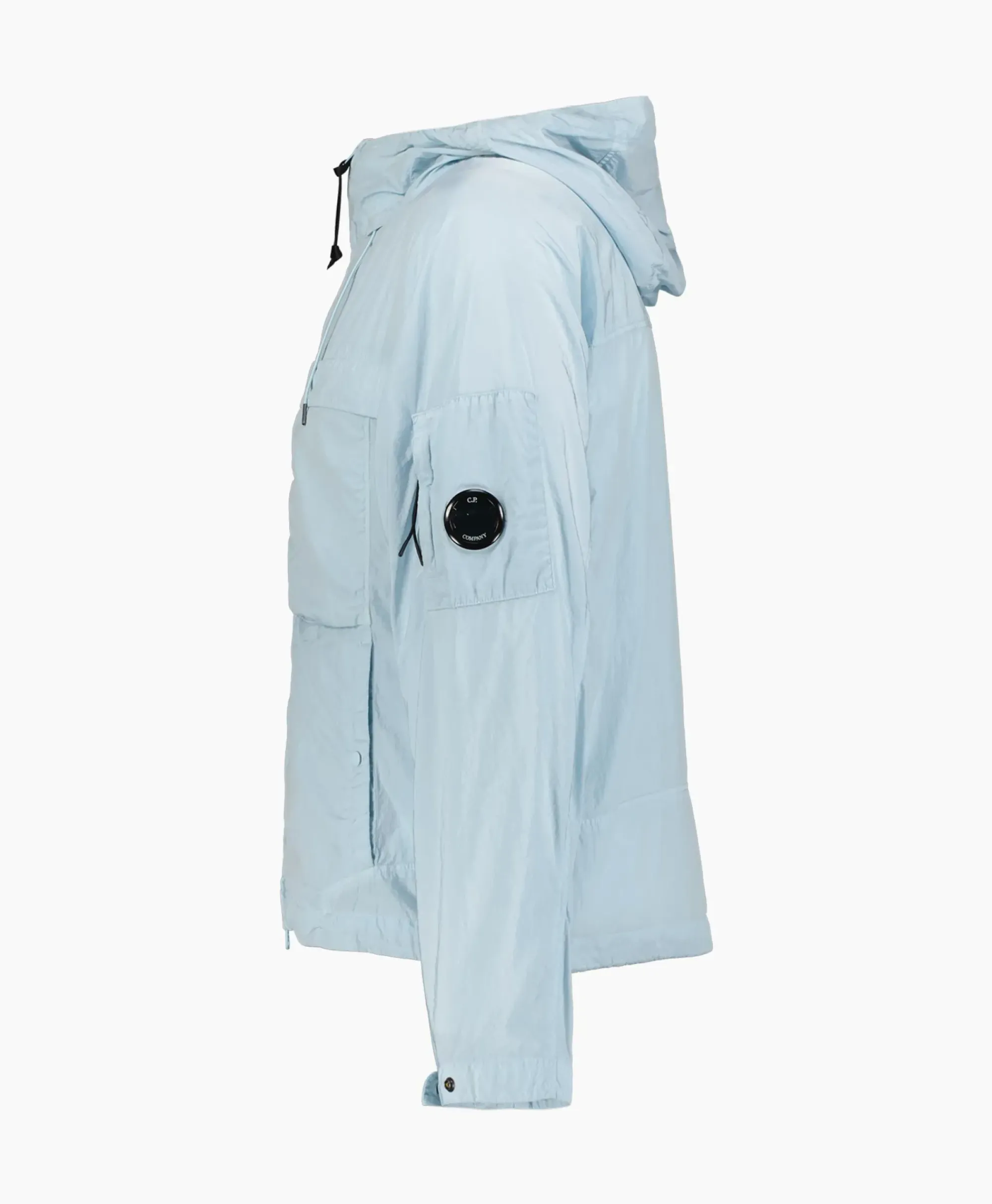 Jassen^Cp Company Jack Chrome R Hooded Licht Blauw