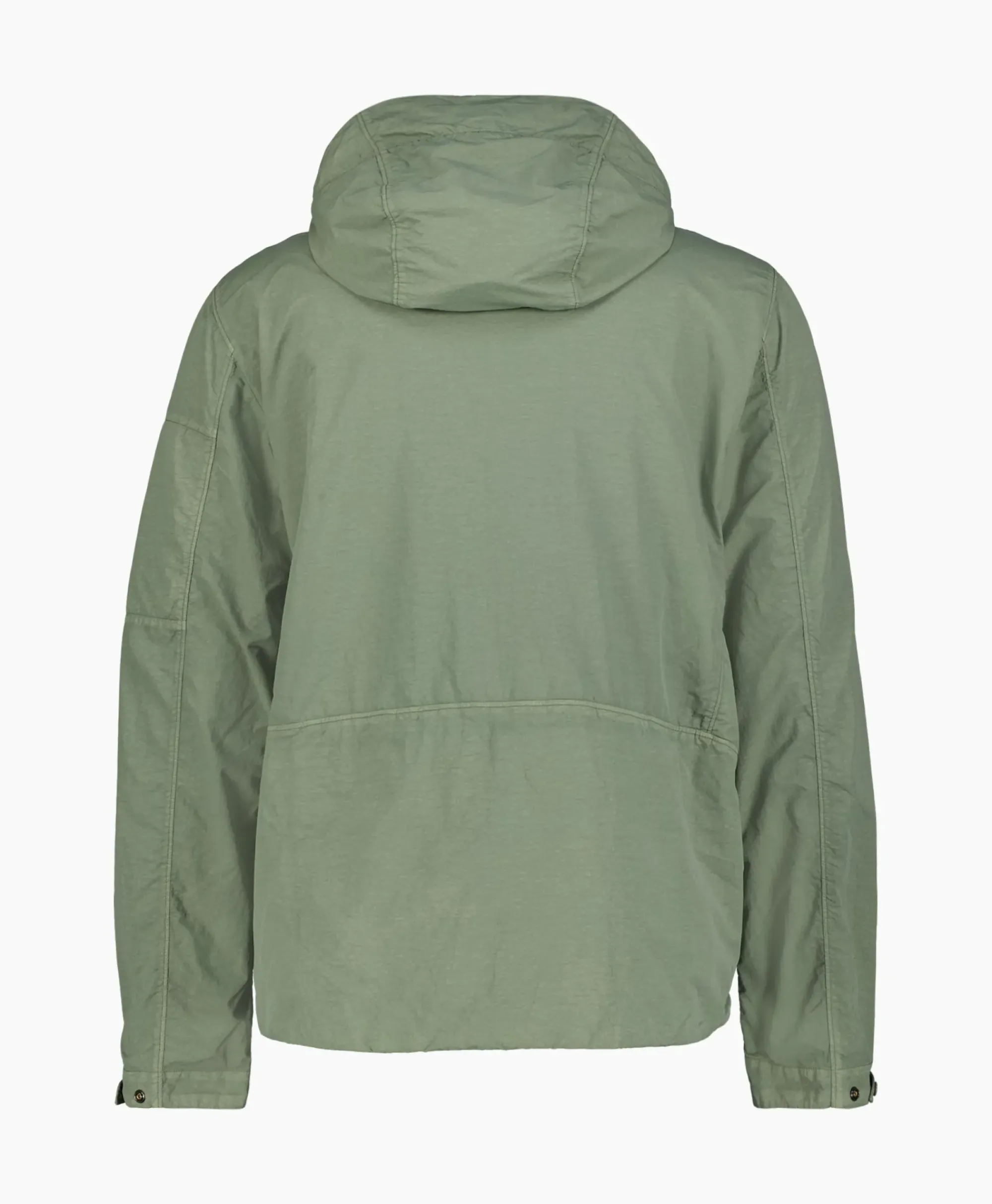Jassen^Cp Company Jack Flatt Nylon Reversible Hooded Groen