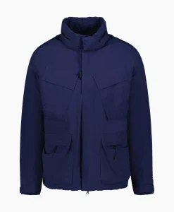 Jassen^Cp Company Jack Micro-M (R) Down Field Blauw