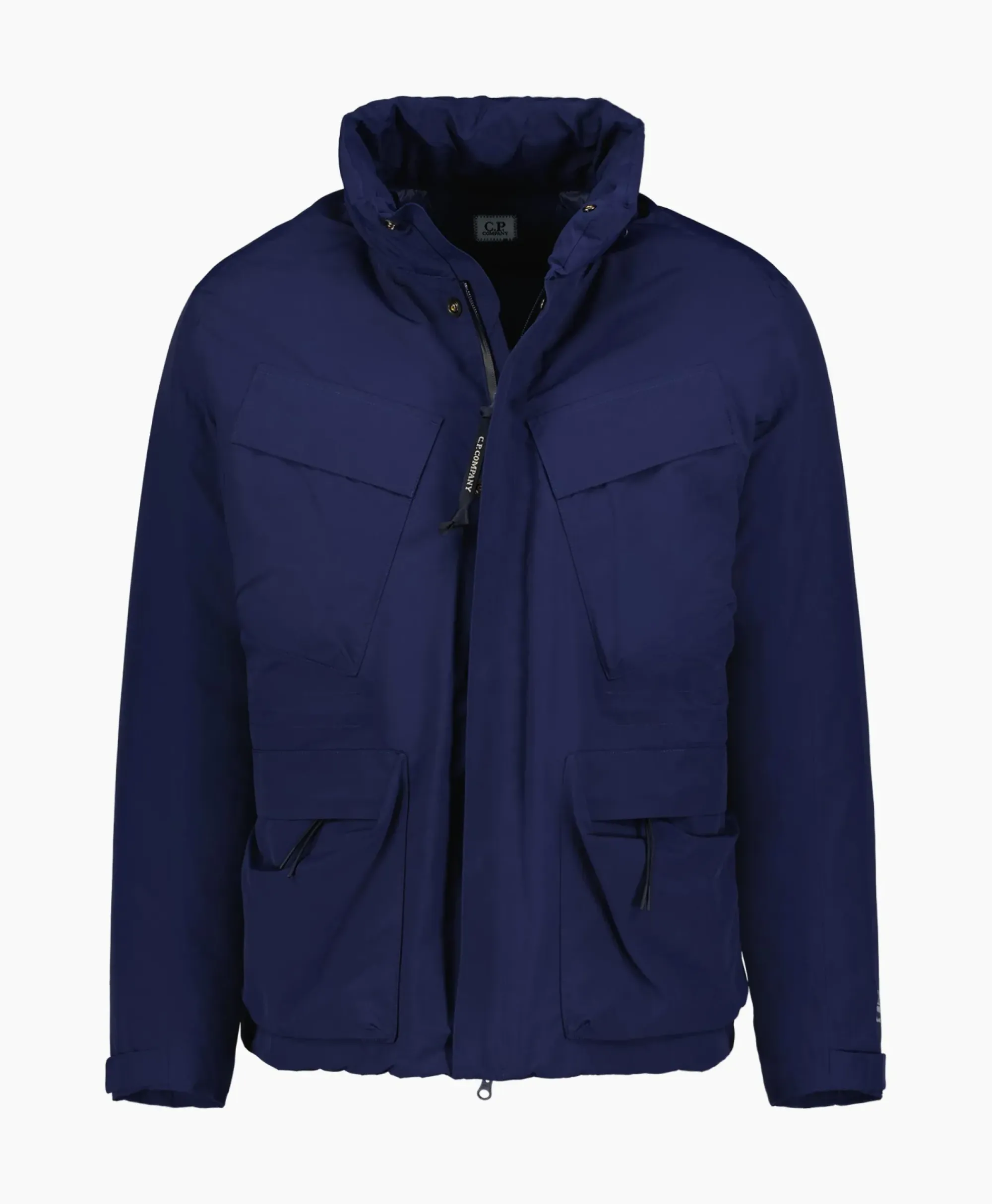 Jassen^Cp Company Jack Micro-M (R) Down Field Blauw