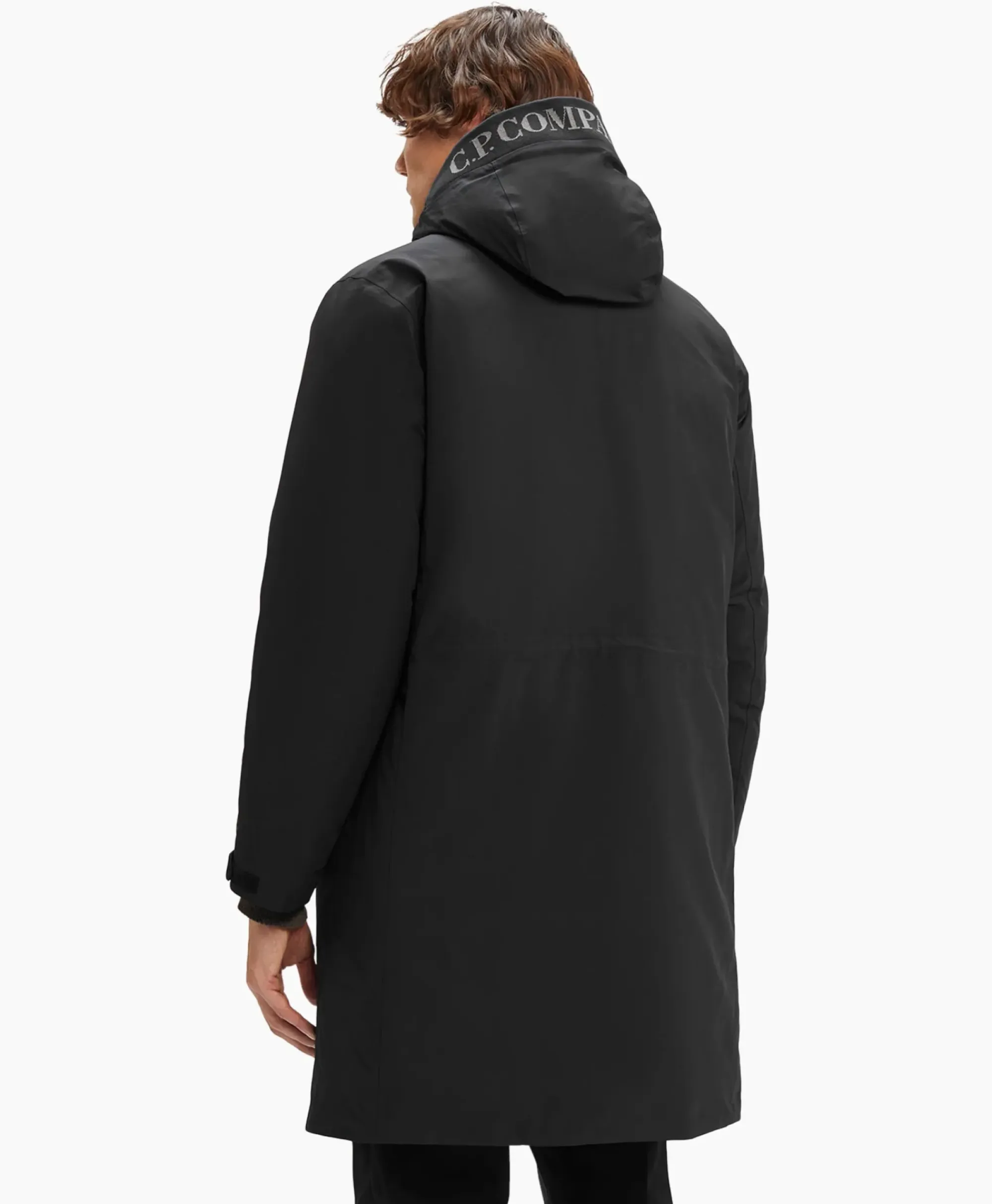 Jassen^Cp Company Jack Micro-M (R) Down Zwart